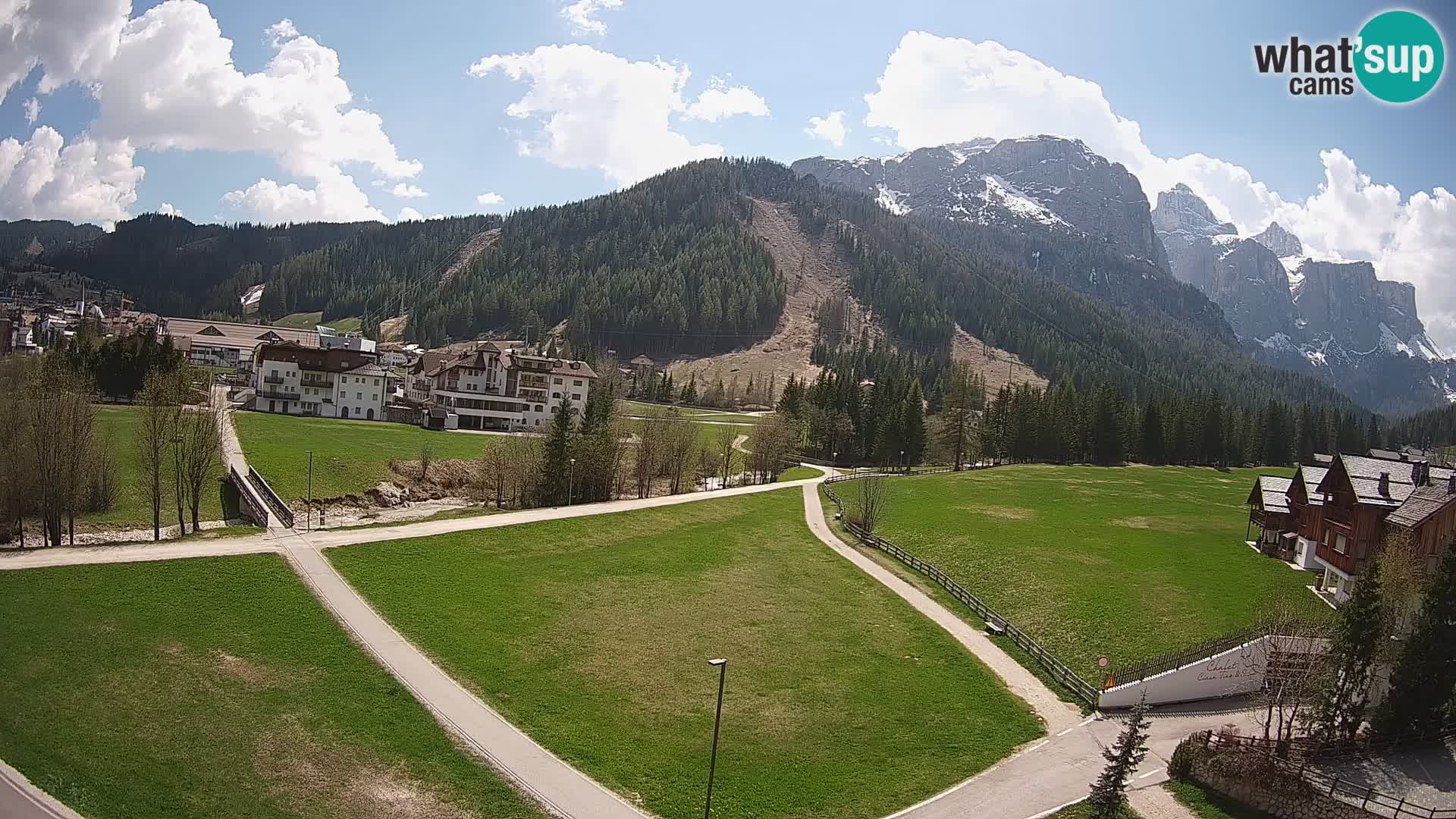 Corvara webcam | Spektakuläre Ausblicke auf die Sellagruppe