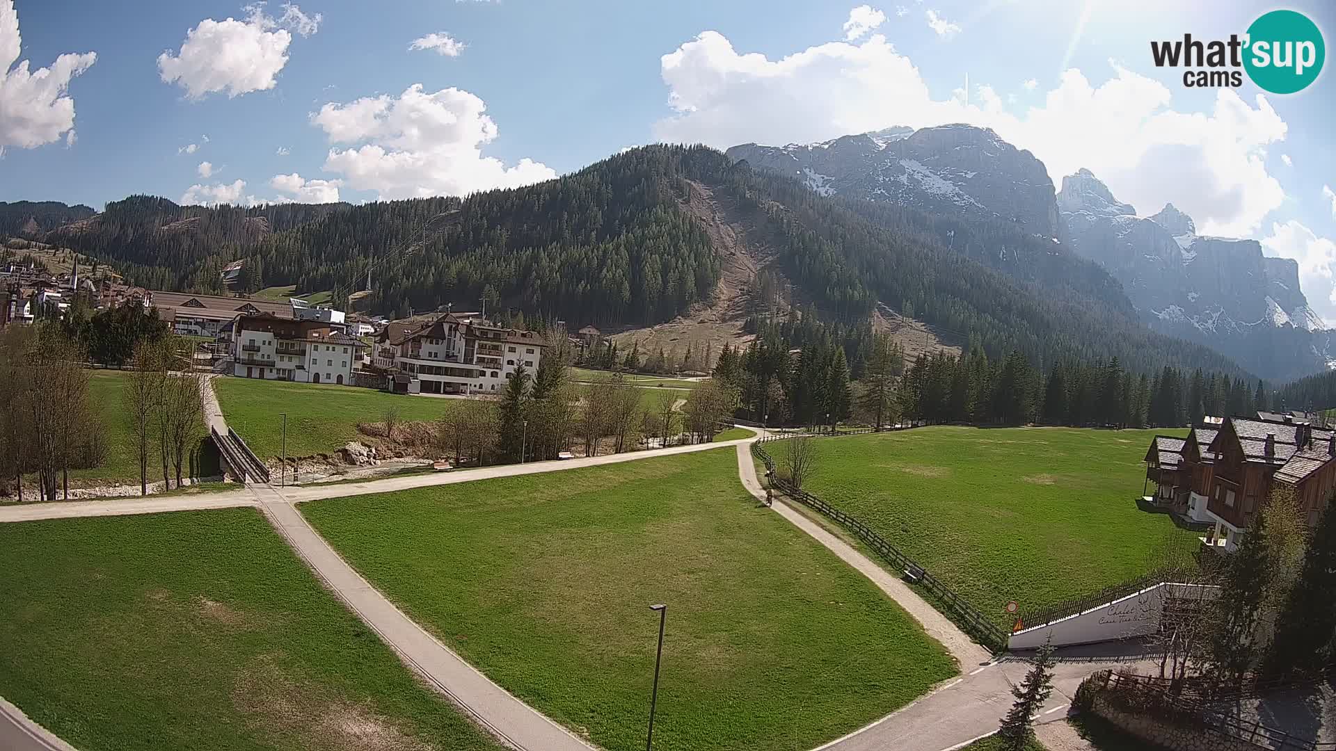 Webcam Corvara in Badia: Spectacular Views of the Sella Group