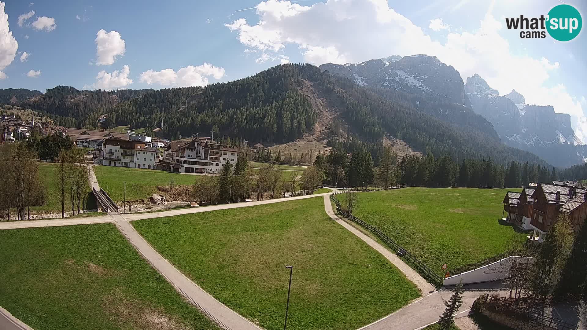 Corvara webcam | Spektakuläre Ausblicke auf die Sellagruppe