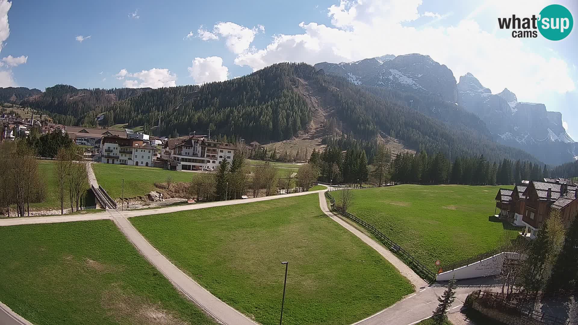 Corvara webcam | Spektakuläre Ausblicke auf die Sellagruppe
