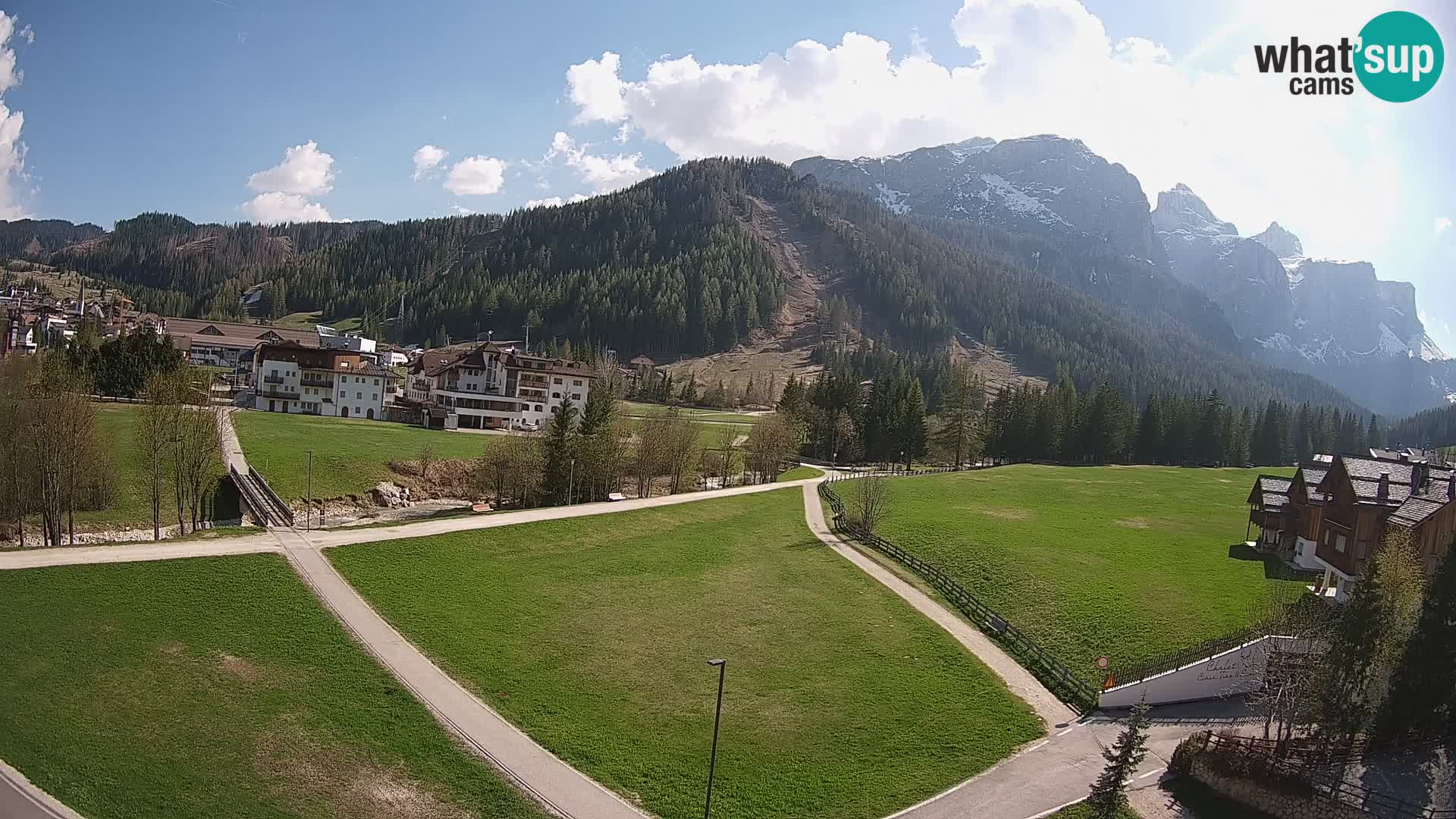 Corvara webcam | Spektakuläre Ausblicke auf die Sellagruppe