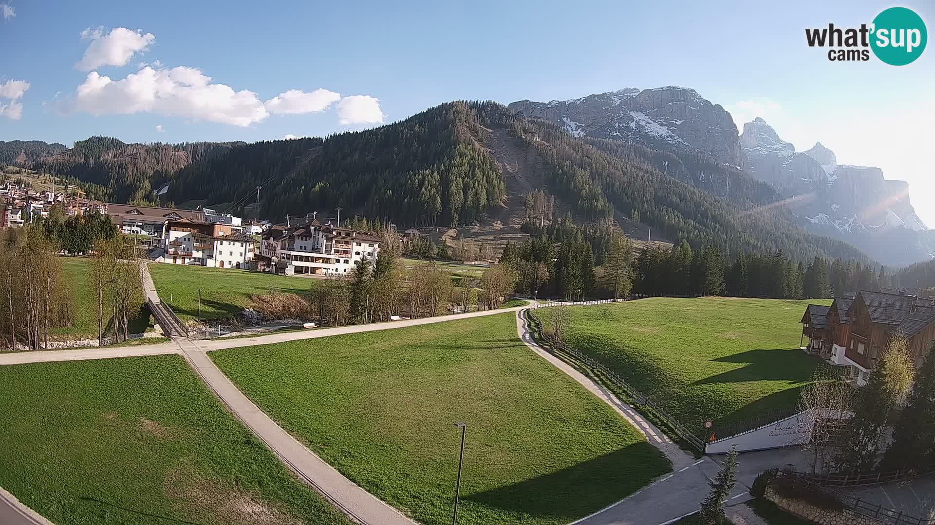 Webcam Corvara in Badia: Spectacular Views of the Sella Group