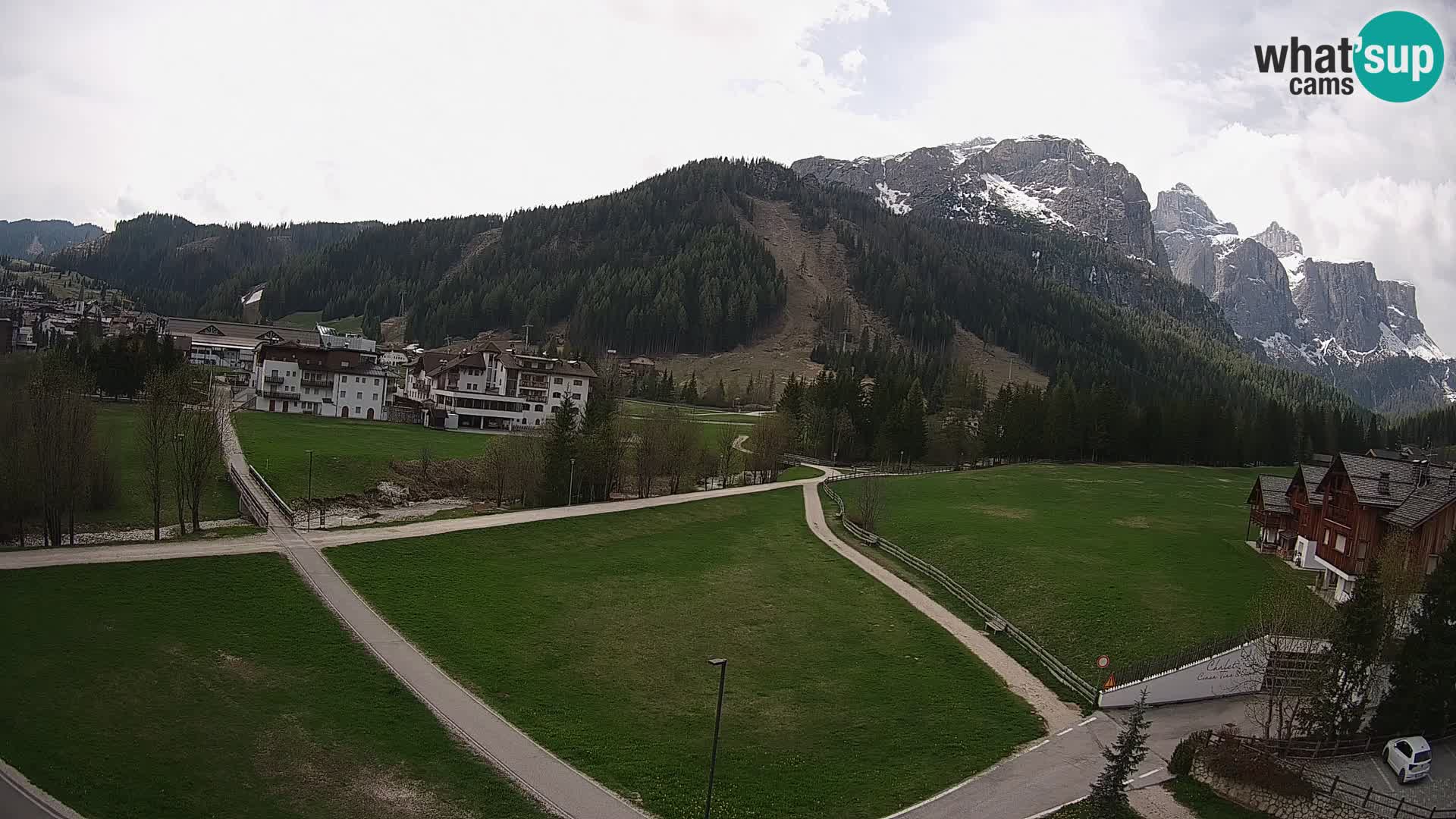 Webcam Corvara in Badia: Spectacular Views of the Sella Group