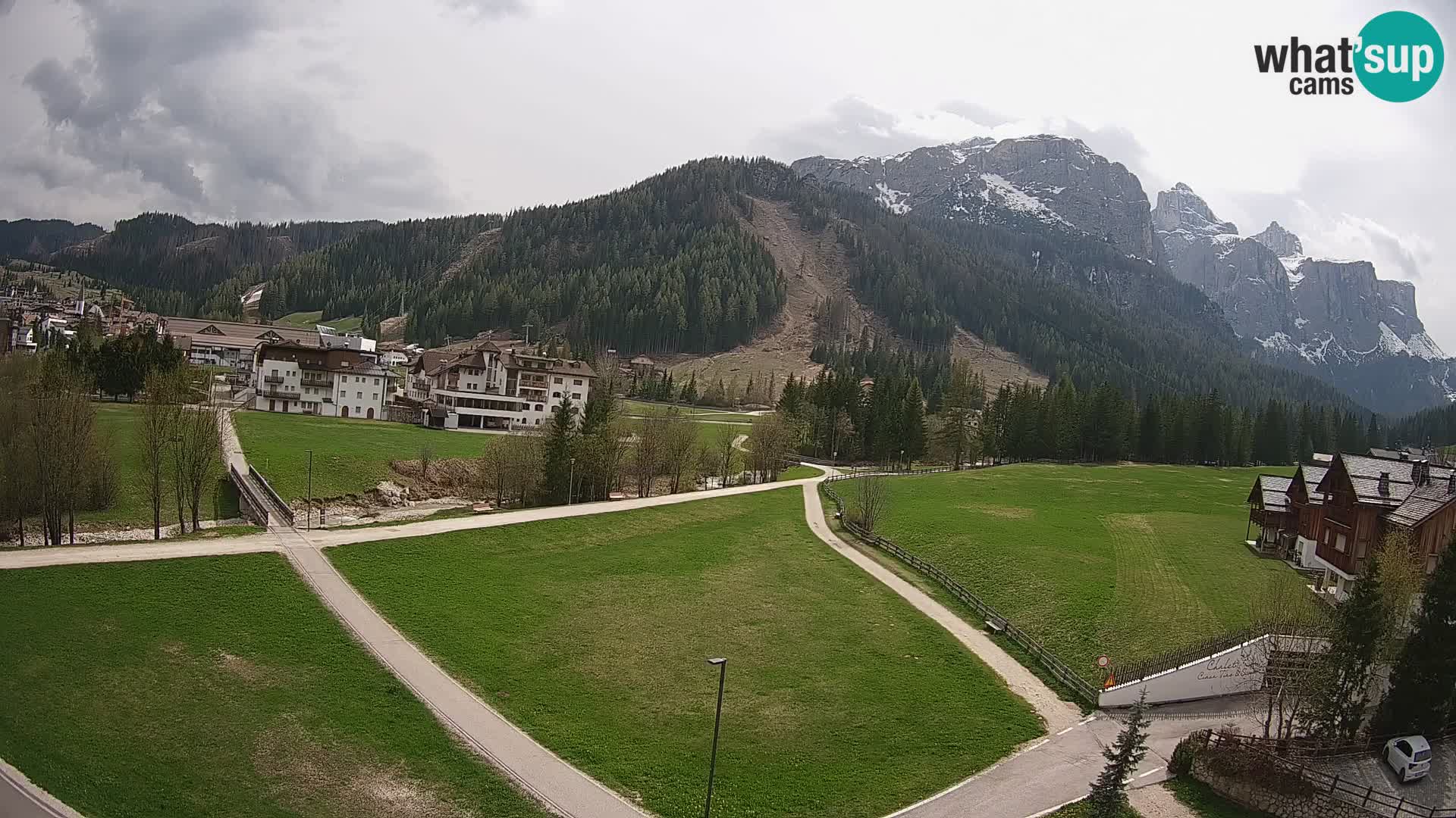 Webcam Corvara in Badia: Spectacular Views of the Sella Group