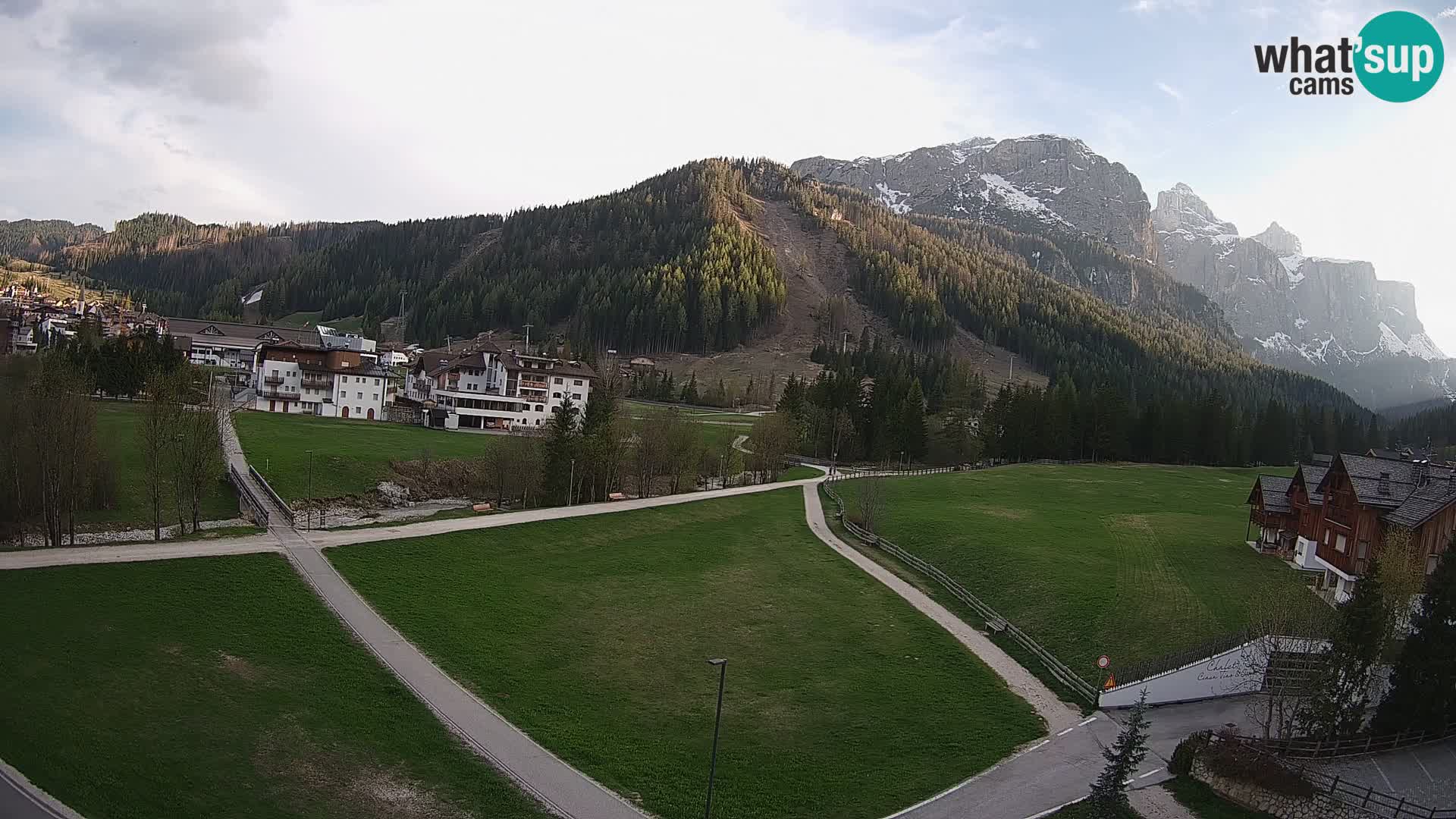 Webcam Corvara in Badia: Spectacular Views of the Sella Group