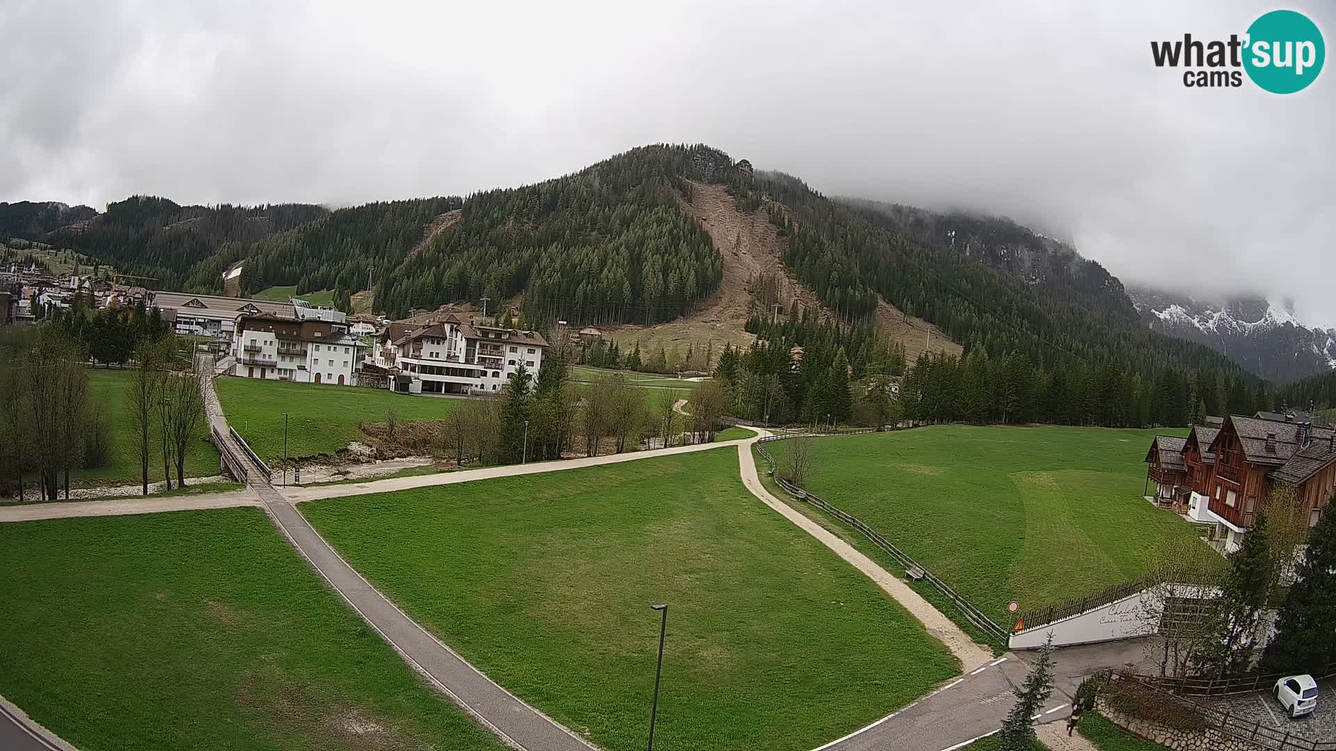 Webcam Corvara | Vista spettacolare Gruppo del Sella