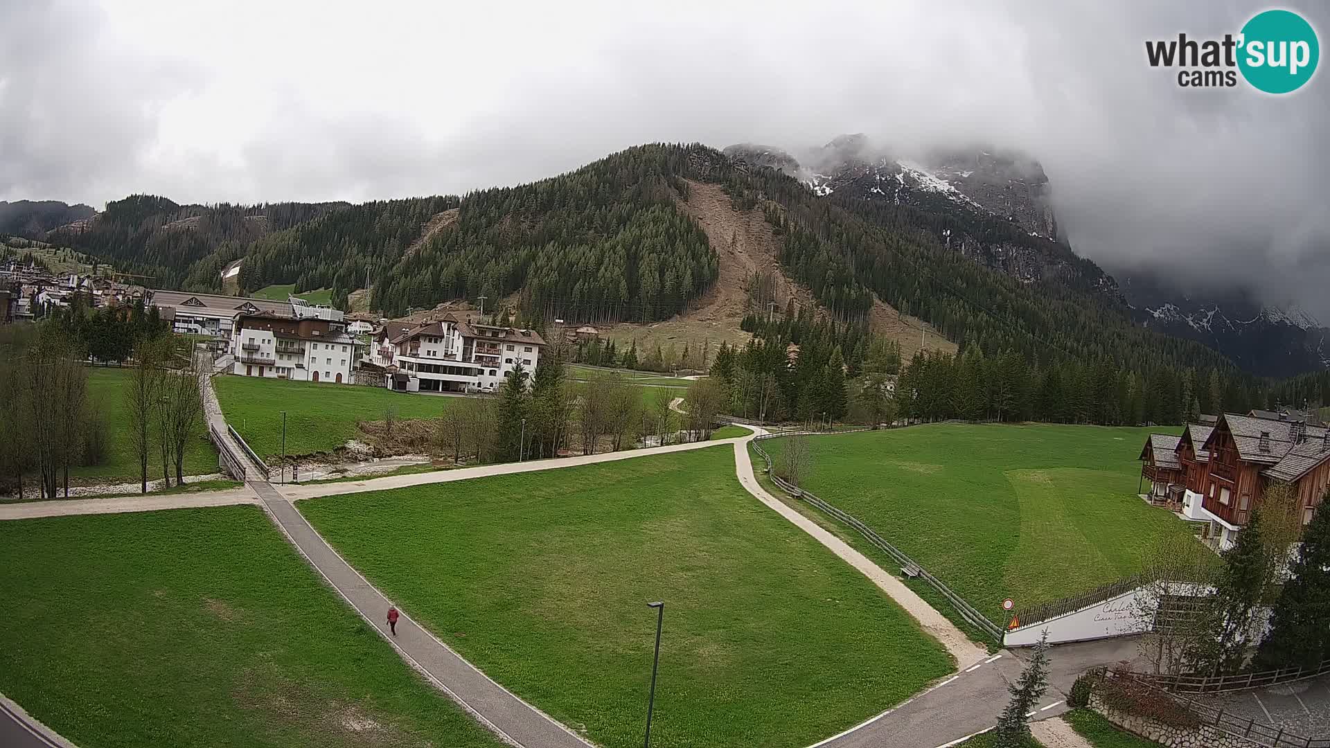 Webcam Corvara | Vista spettacolare Gruppo del Sella