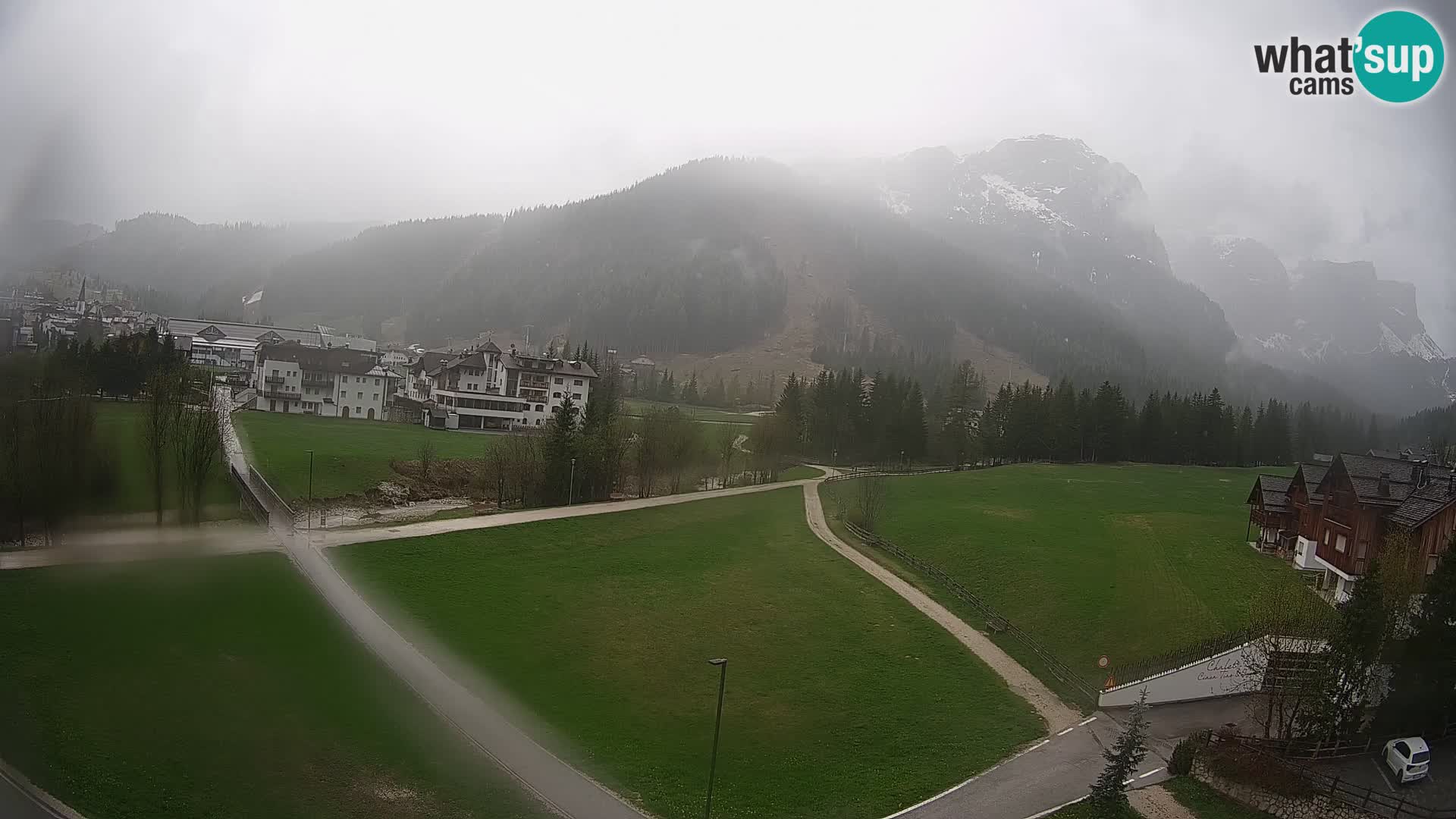 Webcam Corvara in Badia: Spectacular Views of the Sella Group