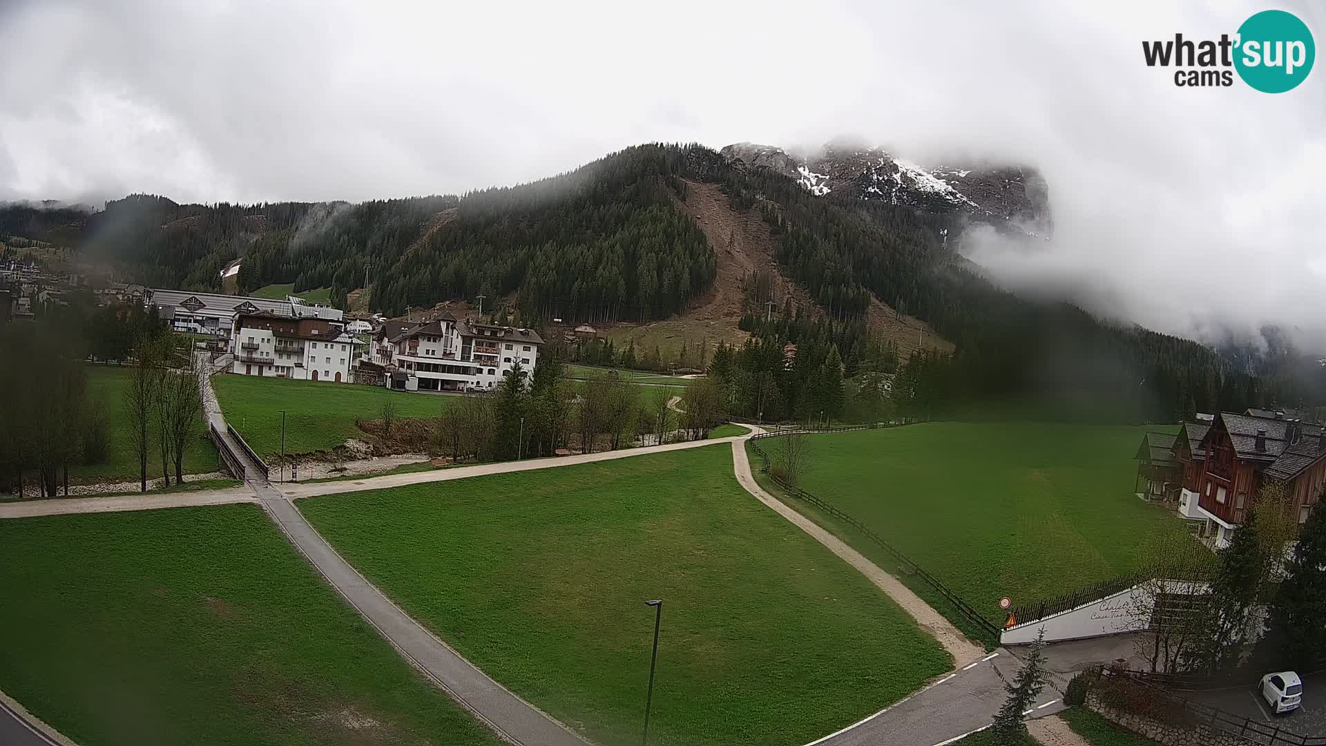 Webcam Corvara in Badia: Spectacular Views of the Sella Group