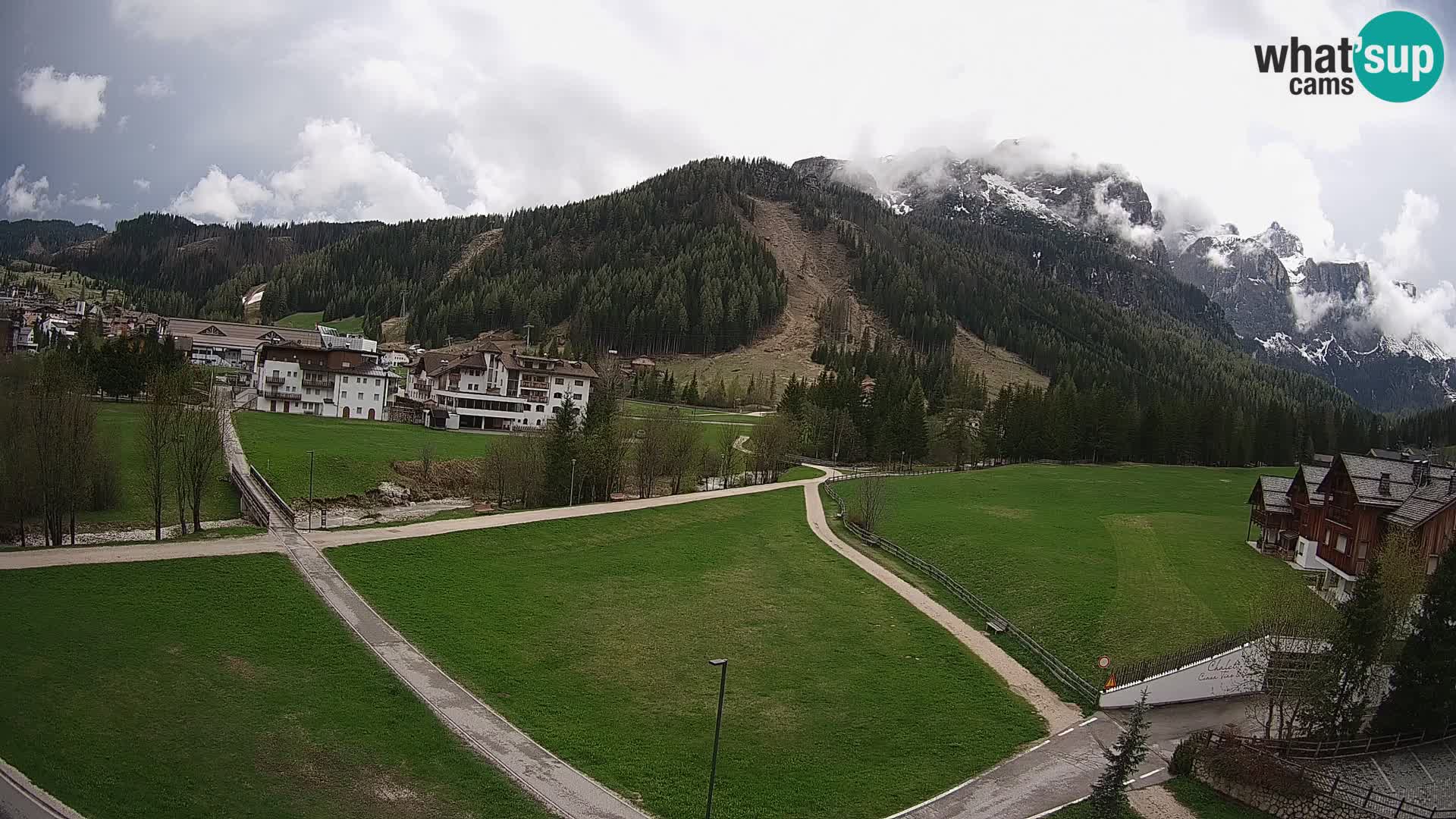 Corvara webcam | Spektakuläre Ausblicke auf die Sellagruppe