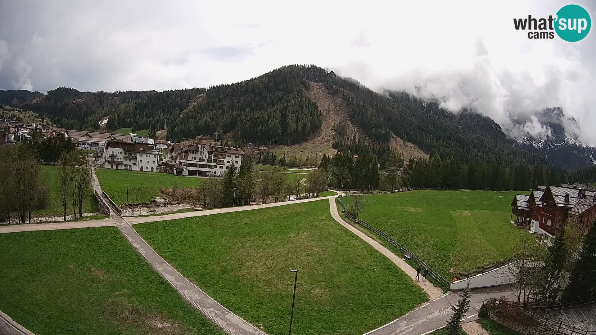 Corvara webcam | Spektakuläre Ausblicke auf die Sellagruppe