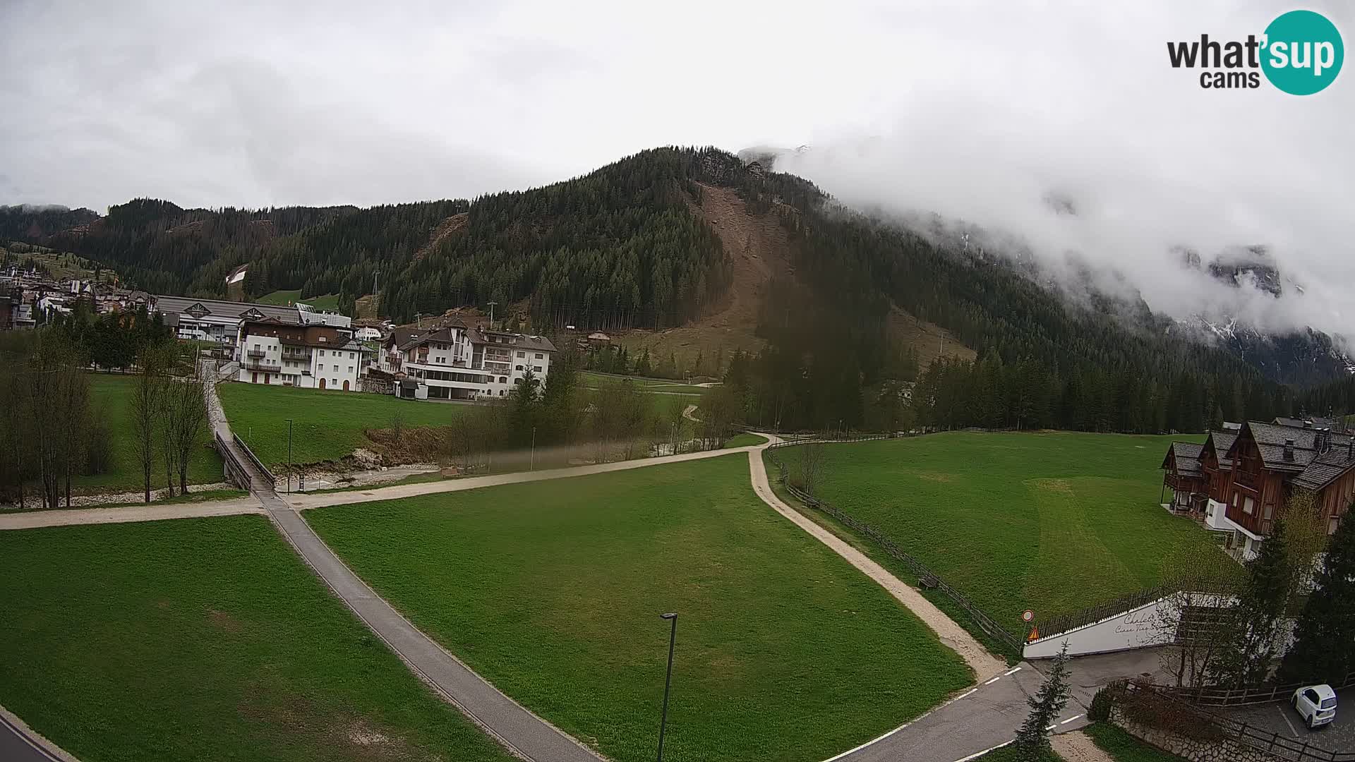 Webcam Corvara in Badia: Spectacular Views of the Sella Group