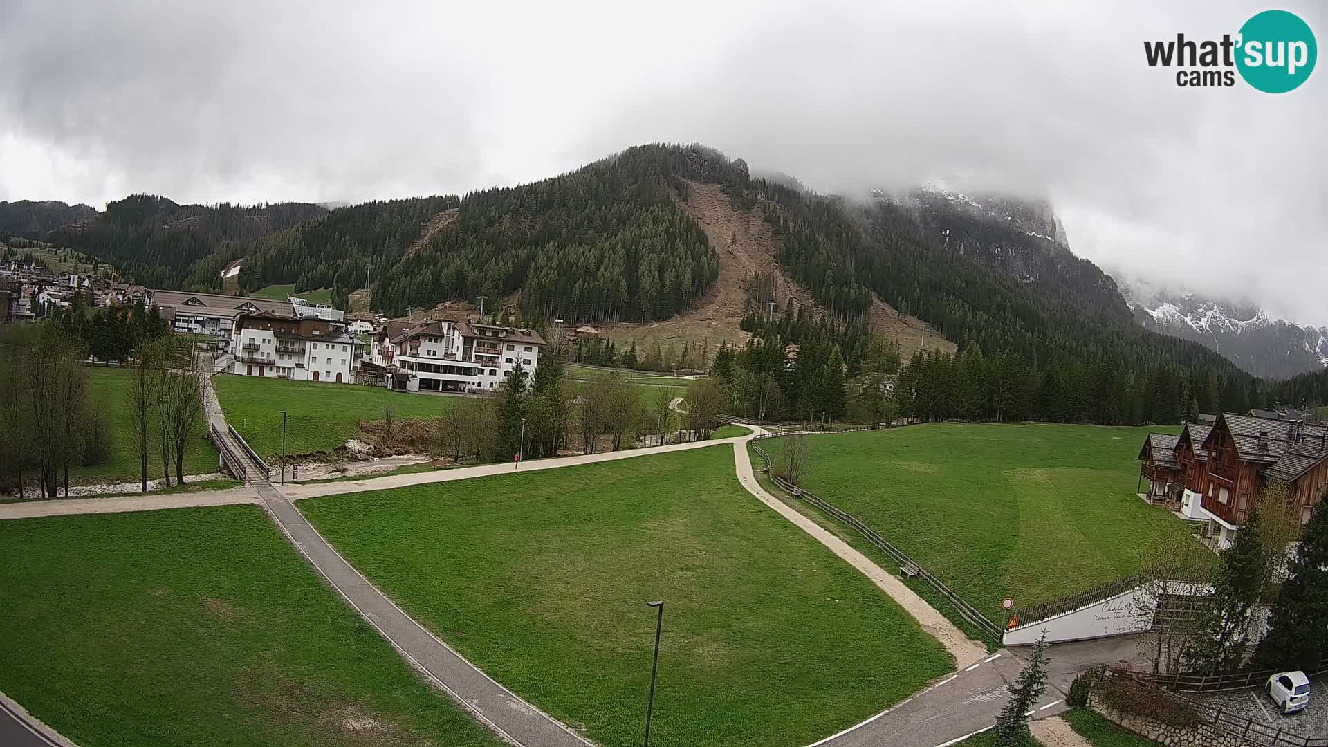 Webcam Corvara in Badia: Spectacular Views of the Sella Group