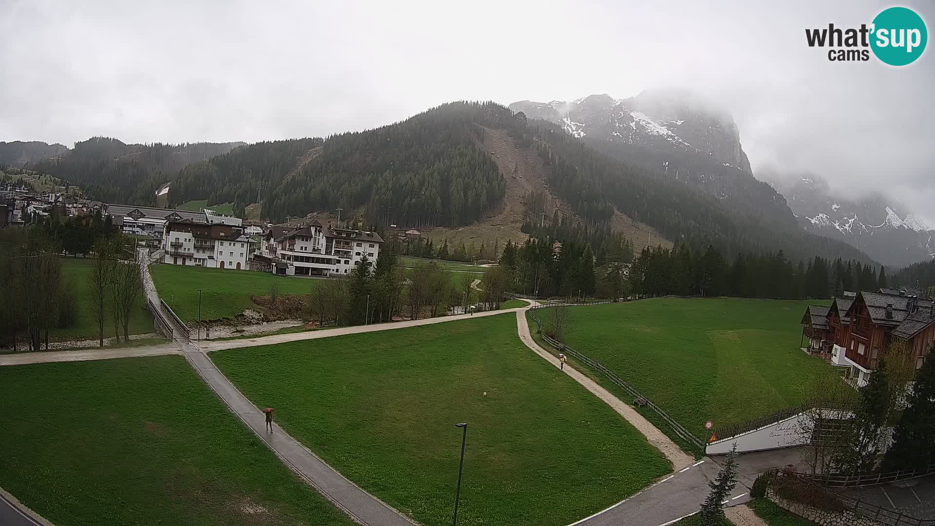 Corvara webcam | Spektakuläre Ausblicke auf die Sellagruppe