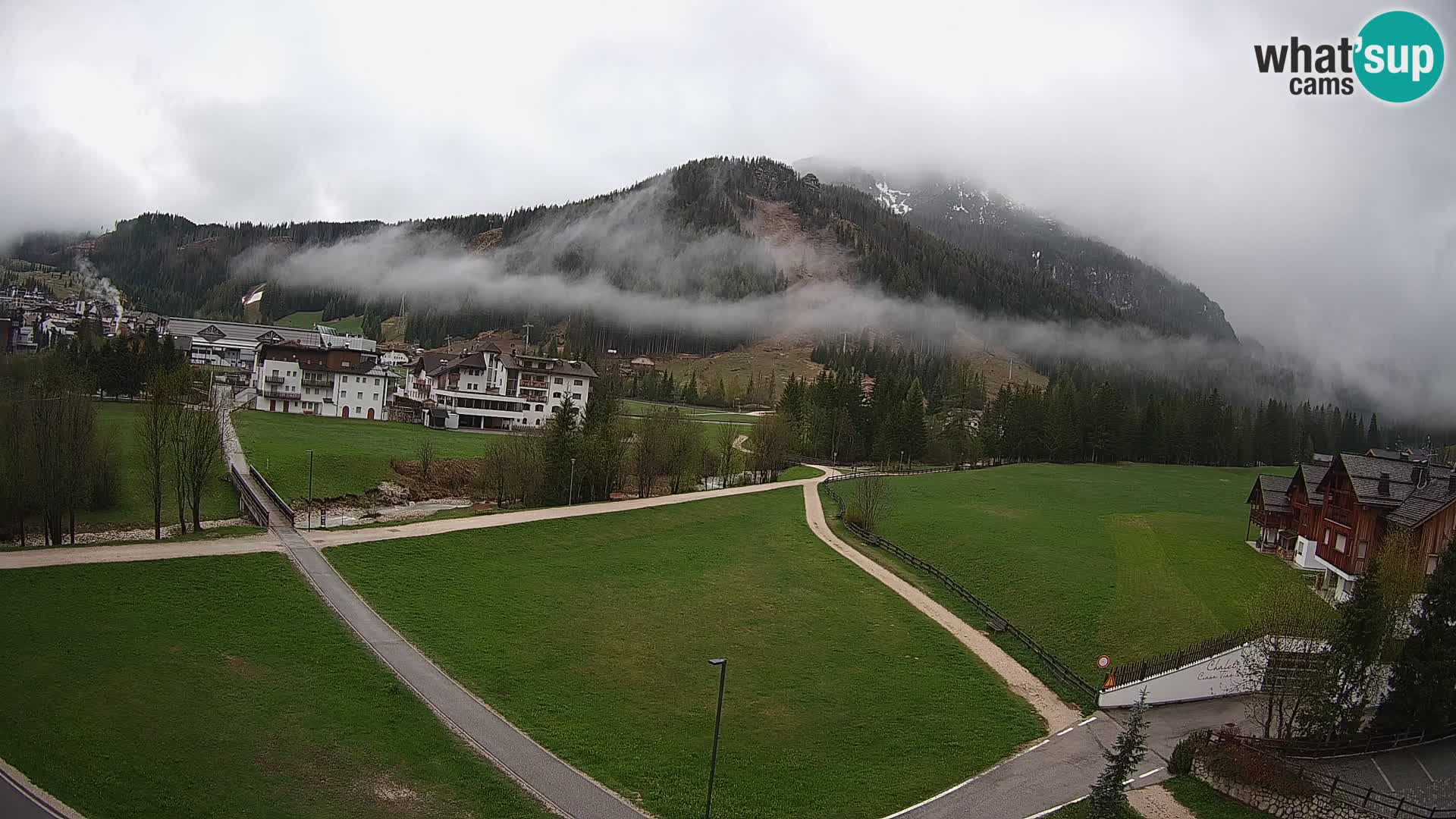 Webcam Corvara | Vista spettacolare Gruppo del Sella