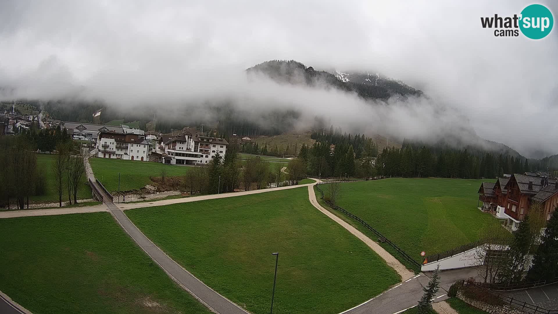 Webcam Corvara in Badia: Spectacular Views of the Sella Group