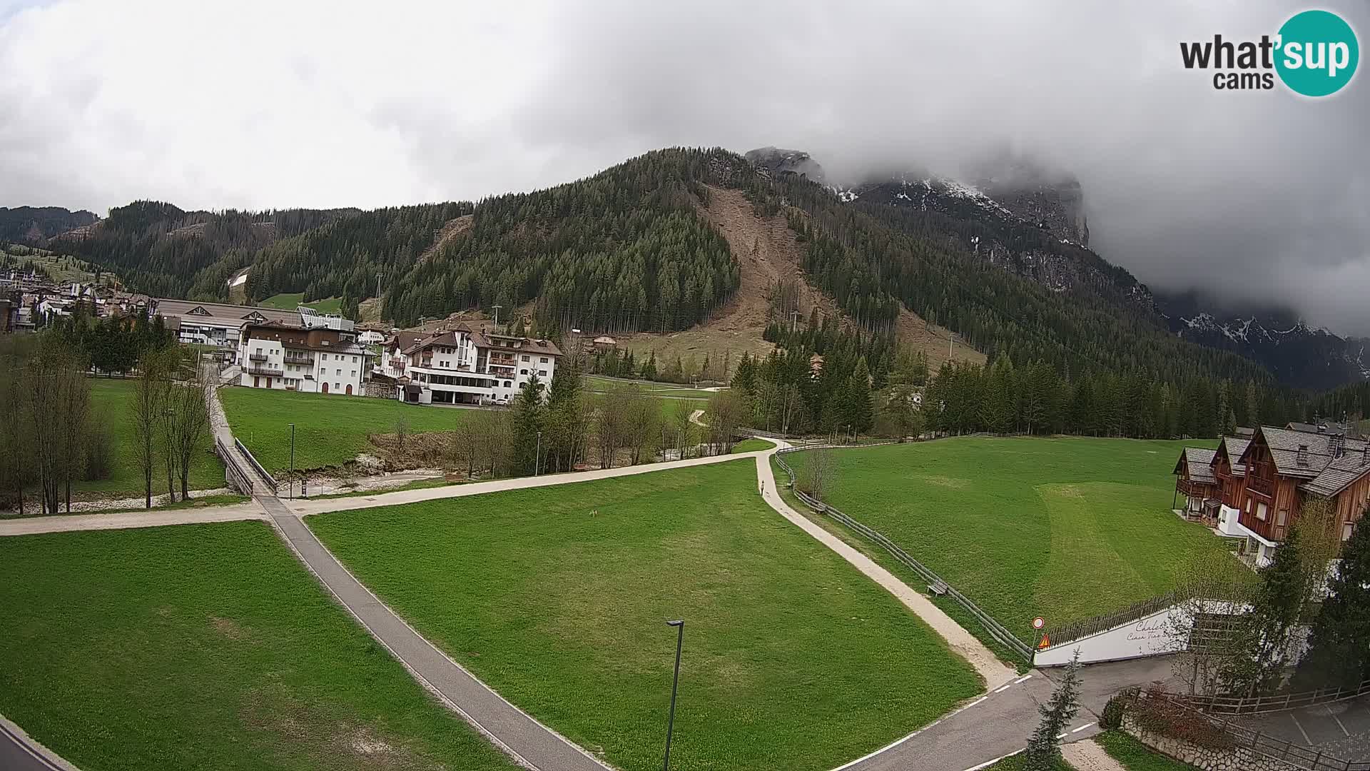 Webcam Corvara in Badia: Spectacular Views of the Sella Group
