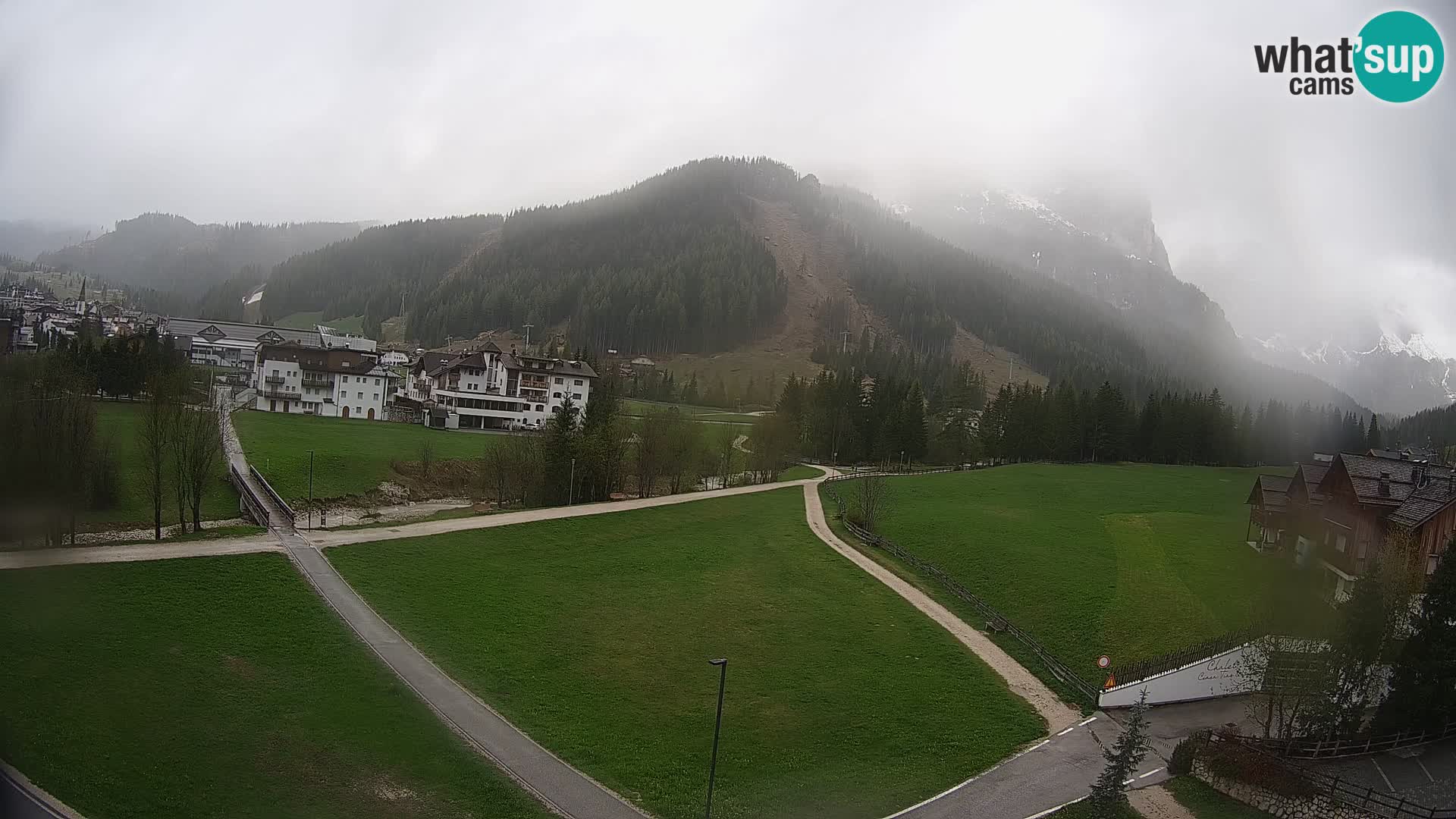 Webcam Corvara | Vista spettacolare Gruppo del Sella