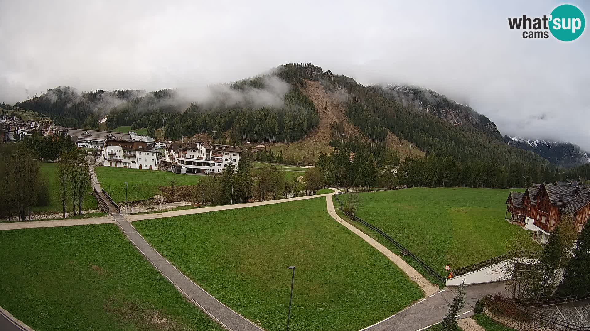Webcam Corvara | Vista spettacolare Gruppo del Sella