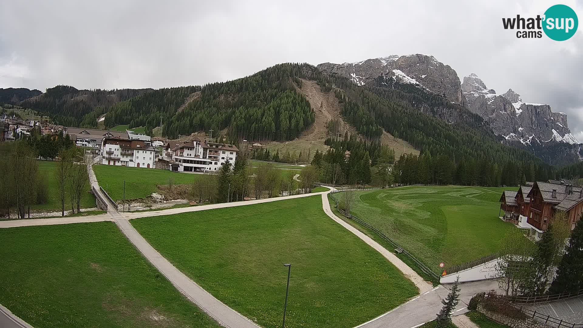 Corvara webcam | Spektakuläre Ausblicke auf die Sellagruppe