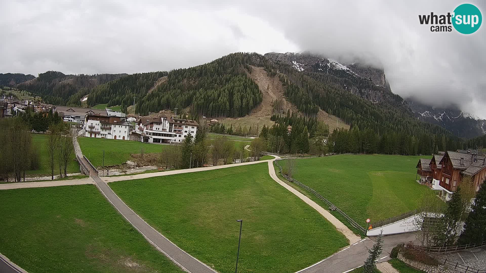 Corvara webcam | Spektakuläre Ausblicke auf die Sellagruppe