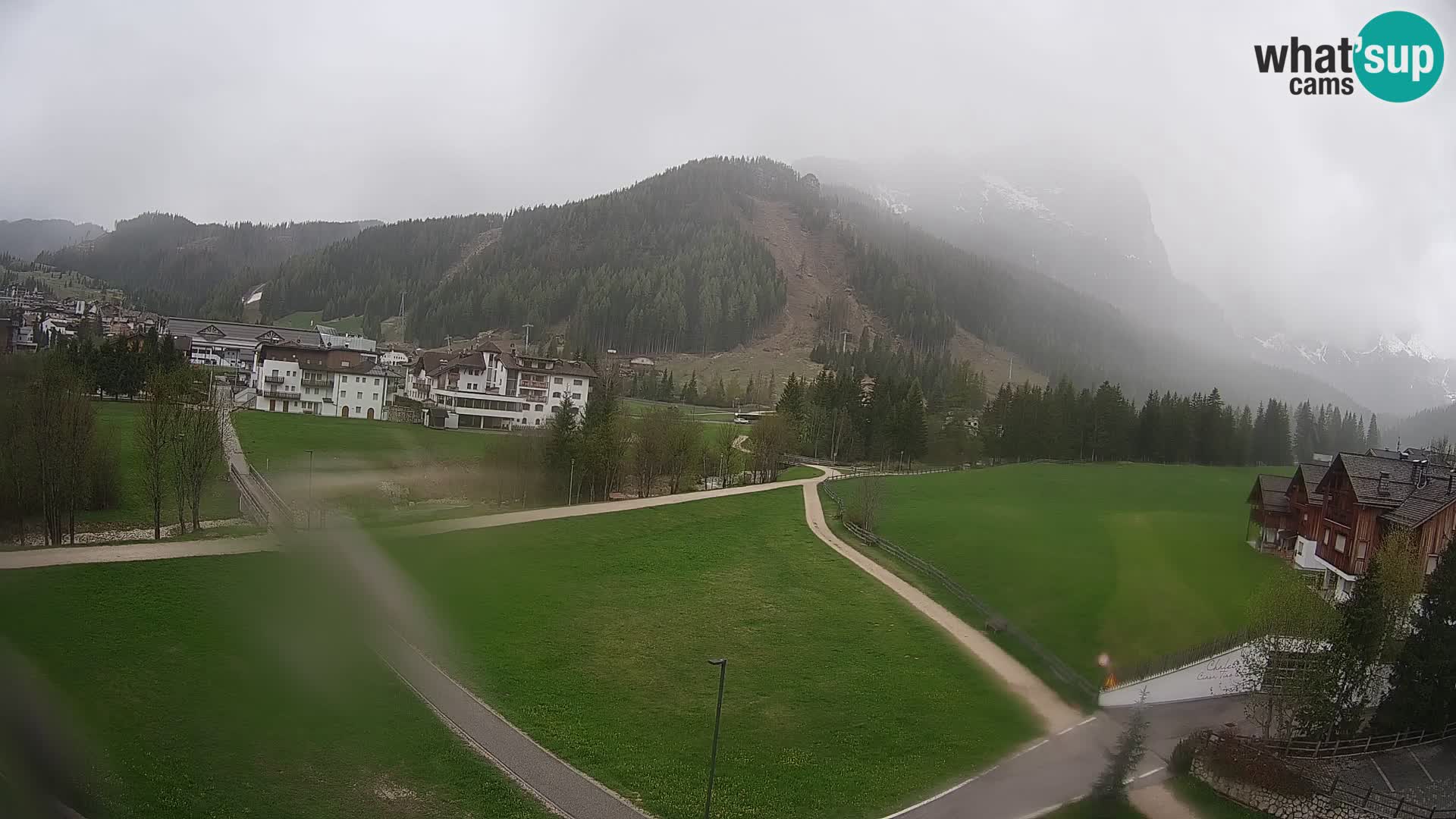 Webcam Corvara in Badia: Spectacular Views of the Sella Group