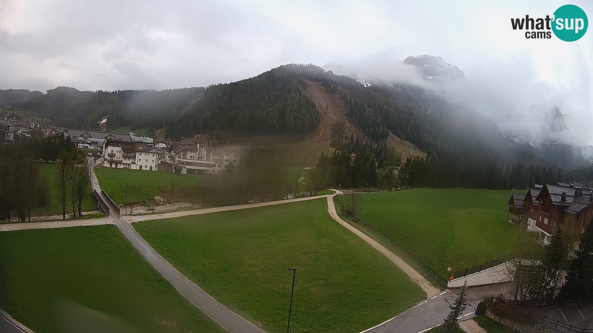 Webcam Corvara | Vista spettacolare Gruppo del Sella