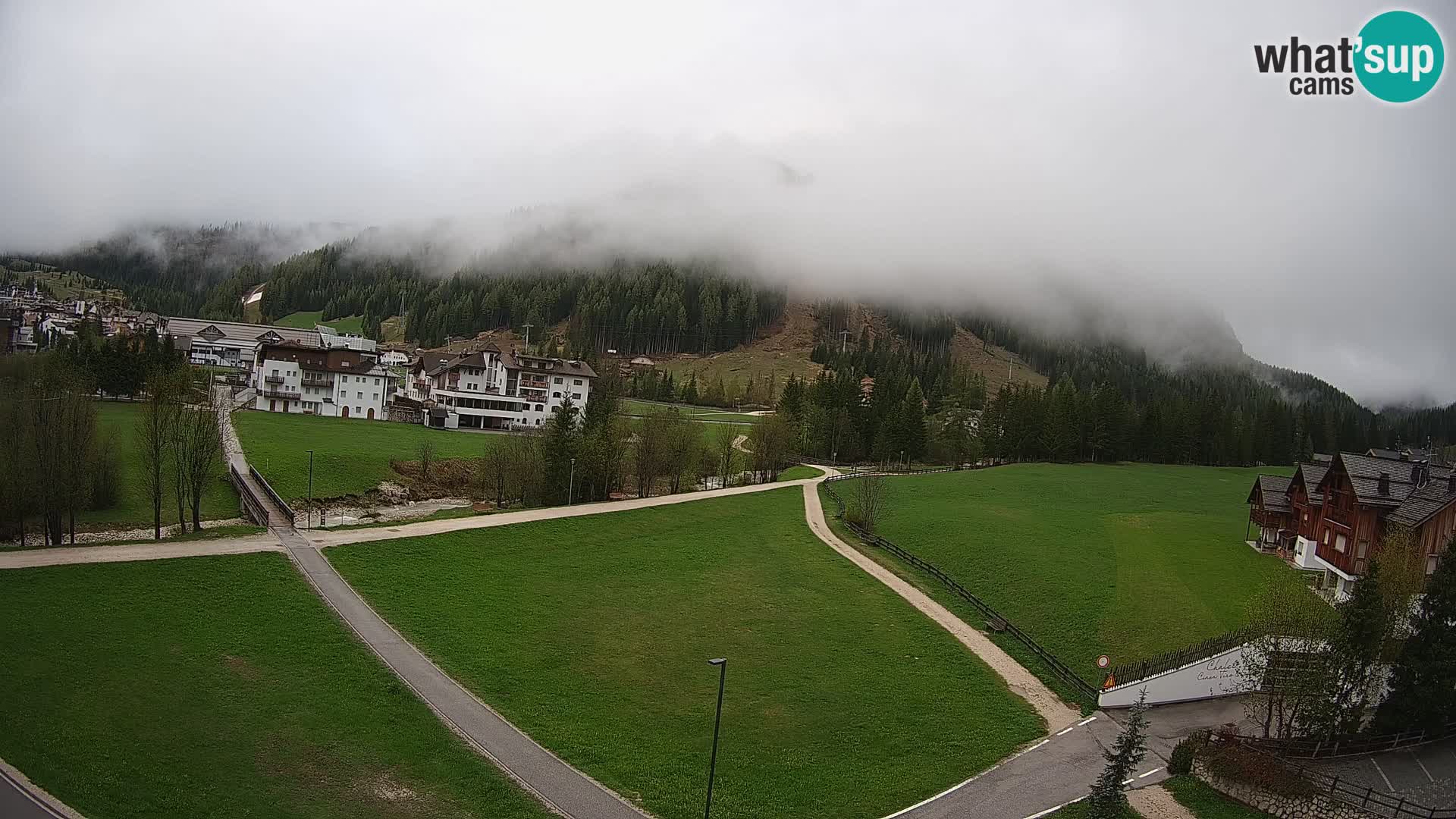 Webcam Corvara in Badia: Spectacular Views of the Sella Group