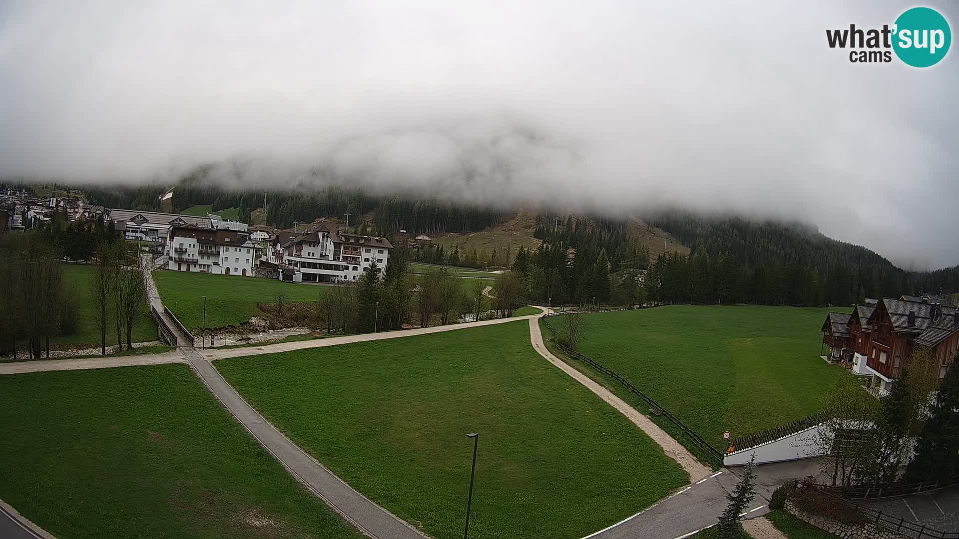Webcam Corvara in Badia: Spectacular Views of the Sella Group