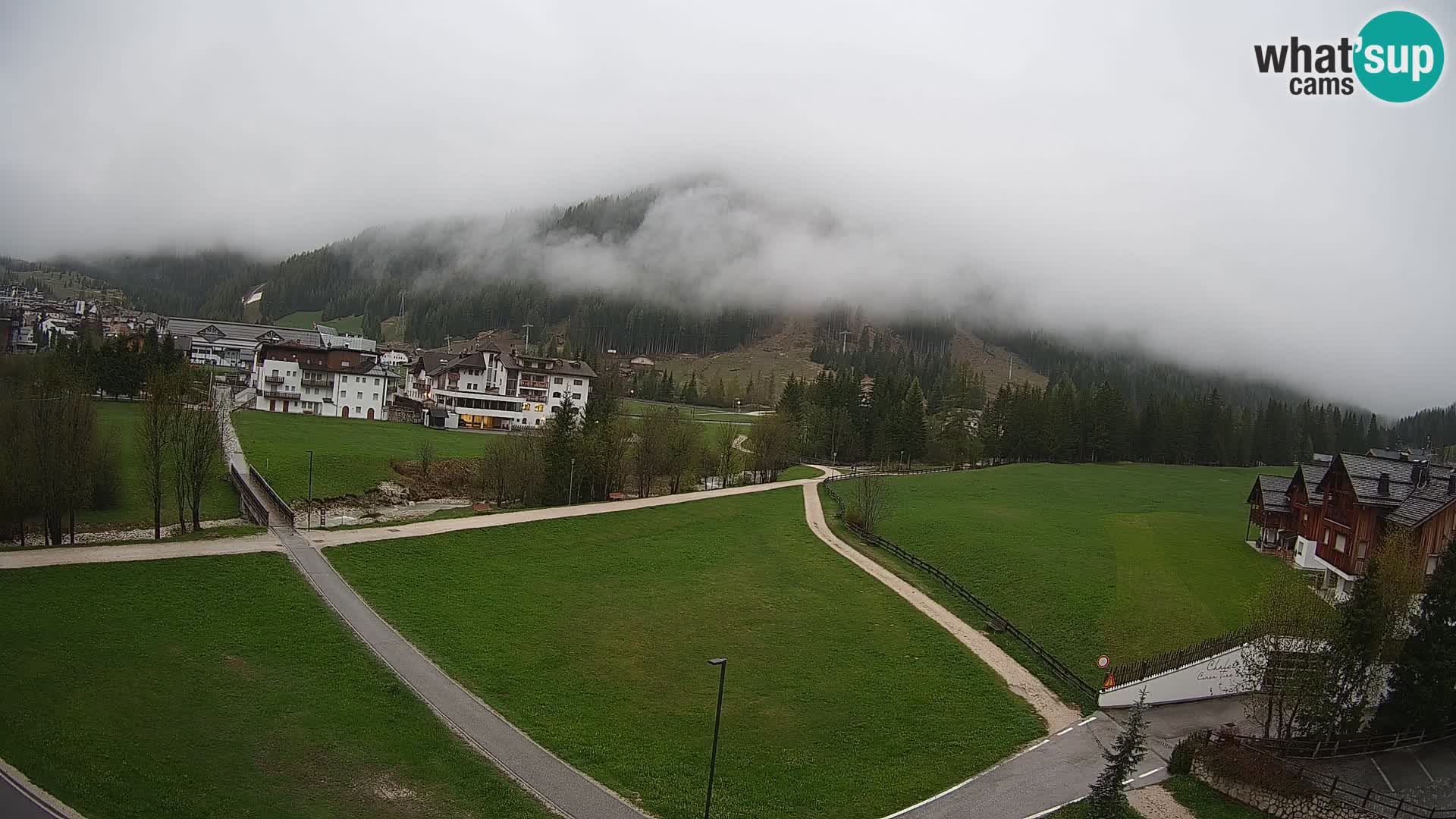 Webcam Corvara in Badia: Spectacular Views of the Sella Group