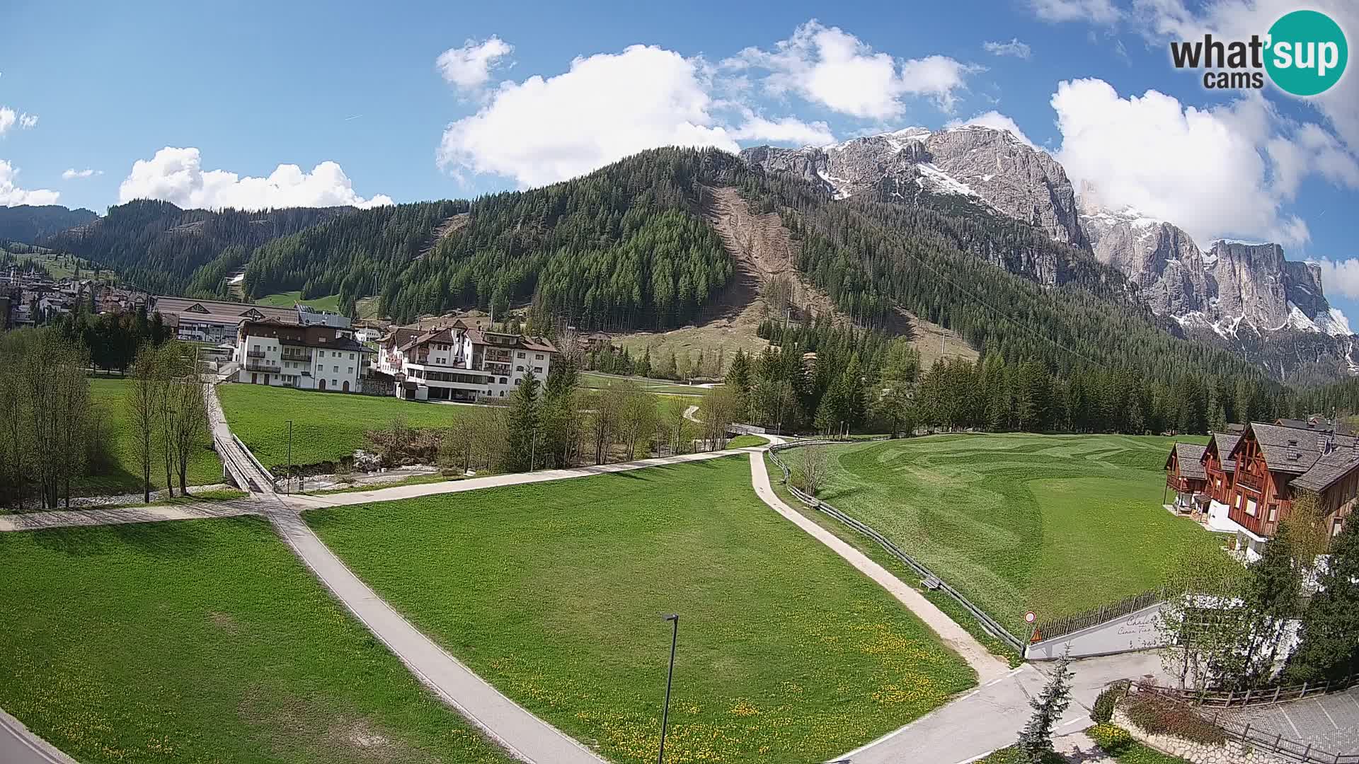 Corvara webcam | Spektakuläre Ausblicke auf die Sellagruppe