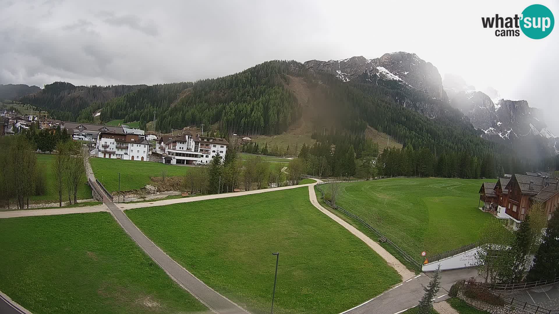 Corvara webcam | Spektakuläre Ausblicke auf die Sellagruppe