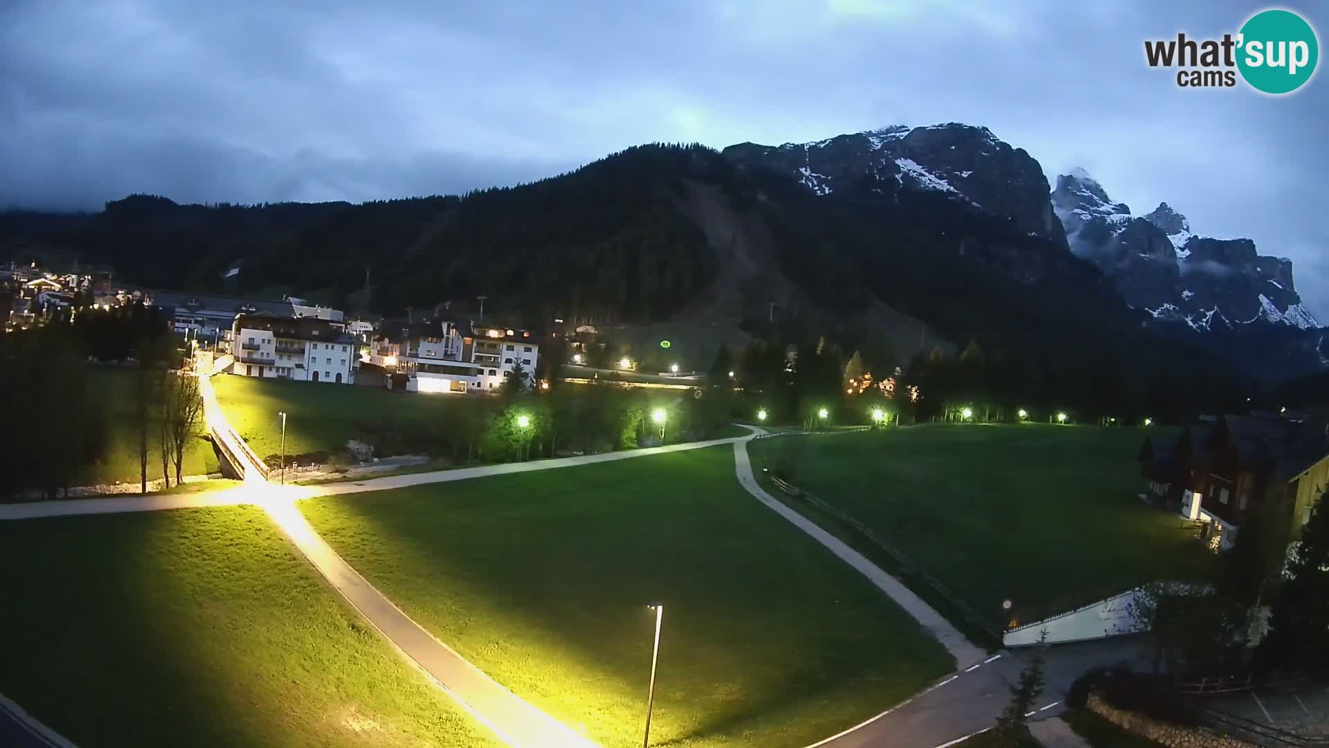 Webcam Corvara in Badia: Spectacular Views of the Sella Group