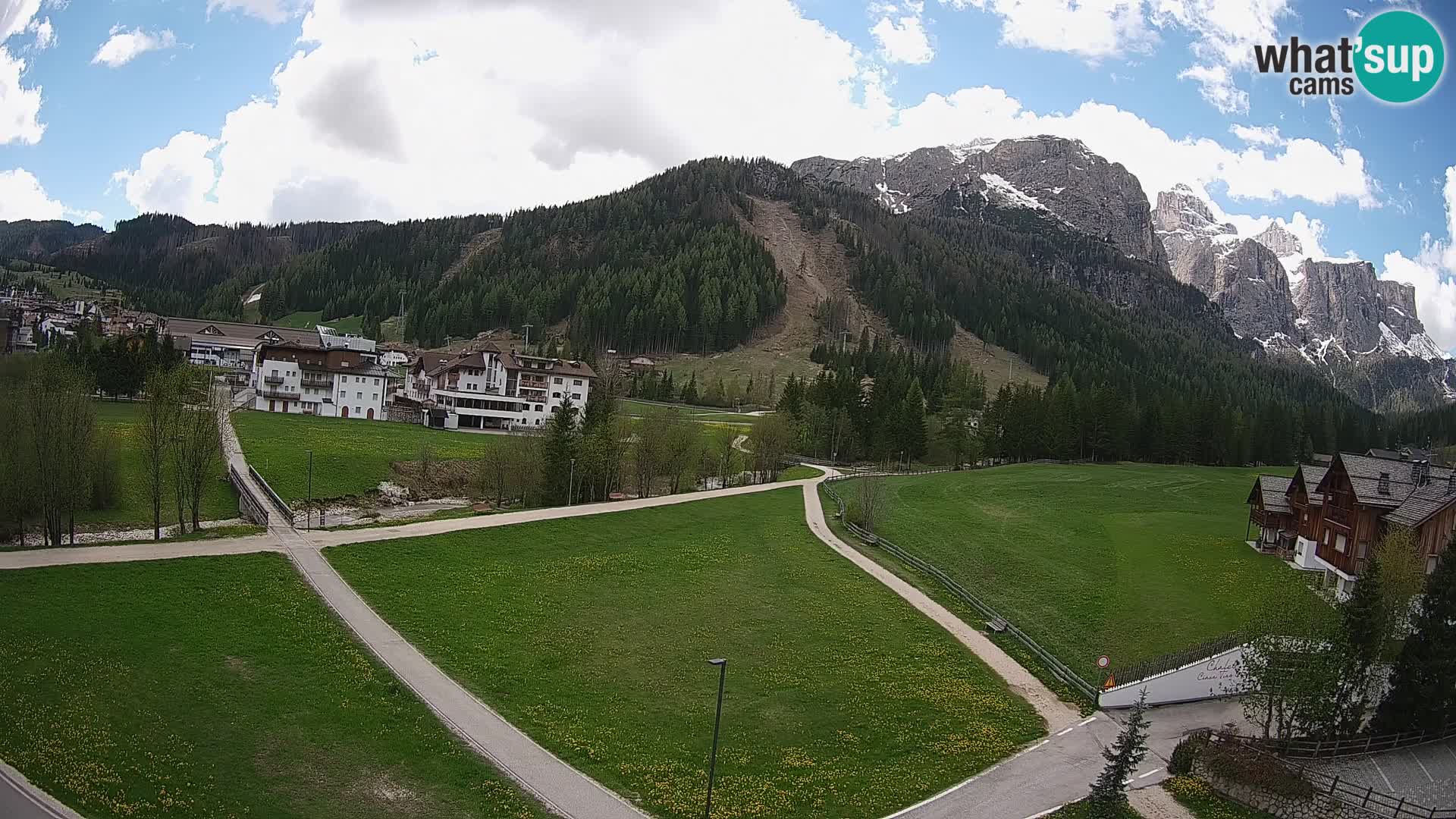 Corvara webcam | Spektakuläre Ausblicke auf die Sellagruppe