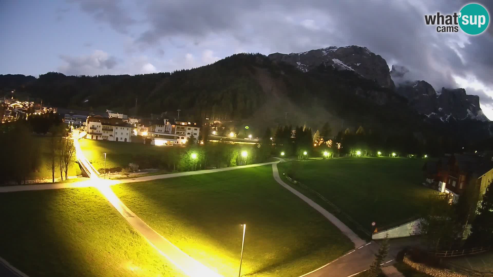 Webcam Corvara | Vista spettacolare Gruppo del Sella
