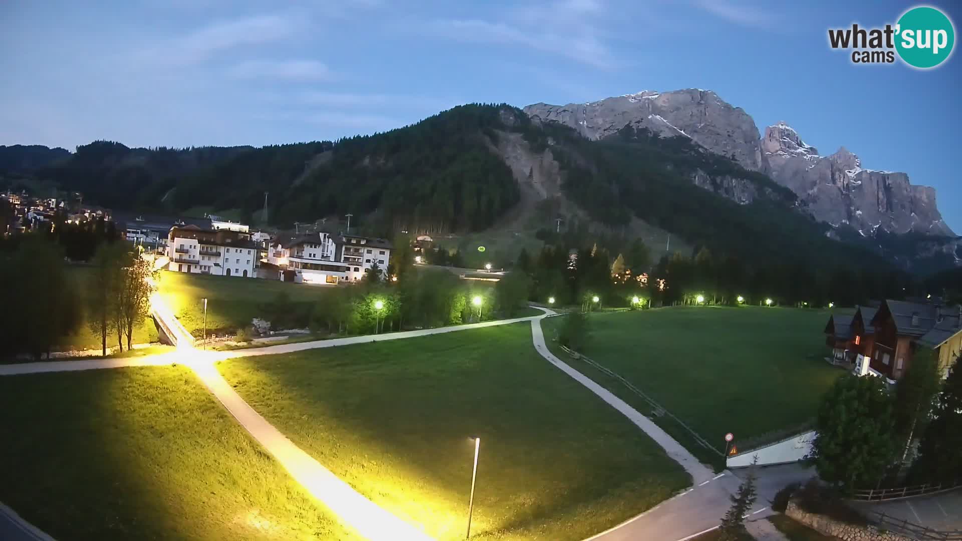 Webcam Corvara in Badia: Spectacular Views of the Sella Group