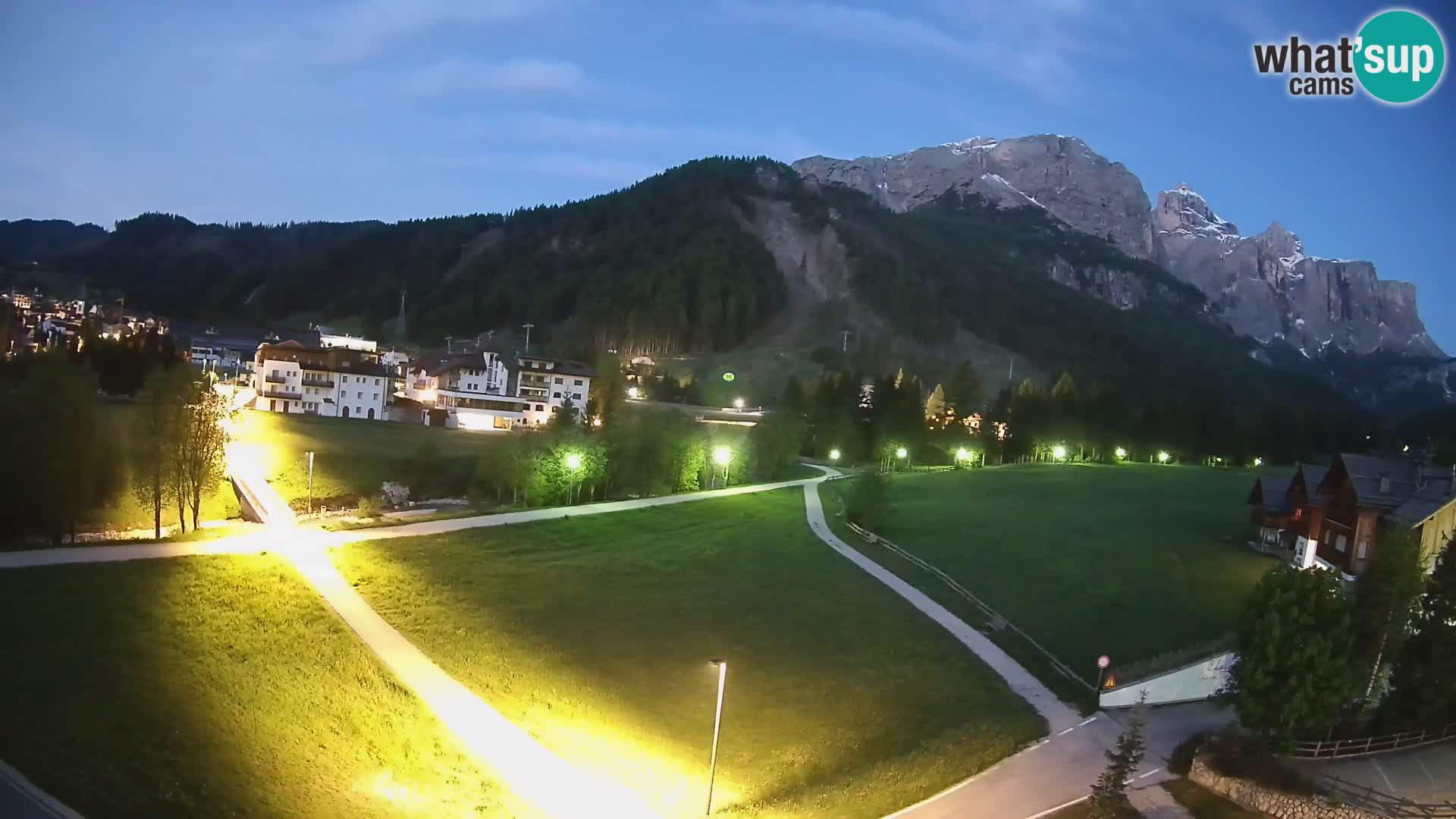 Webcam Corvara | Vista spettacolare Gruppo del Sella