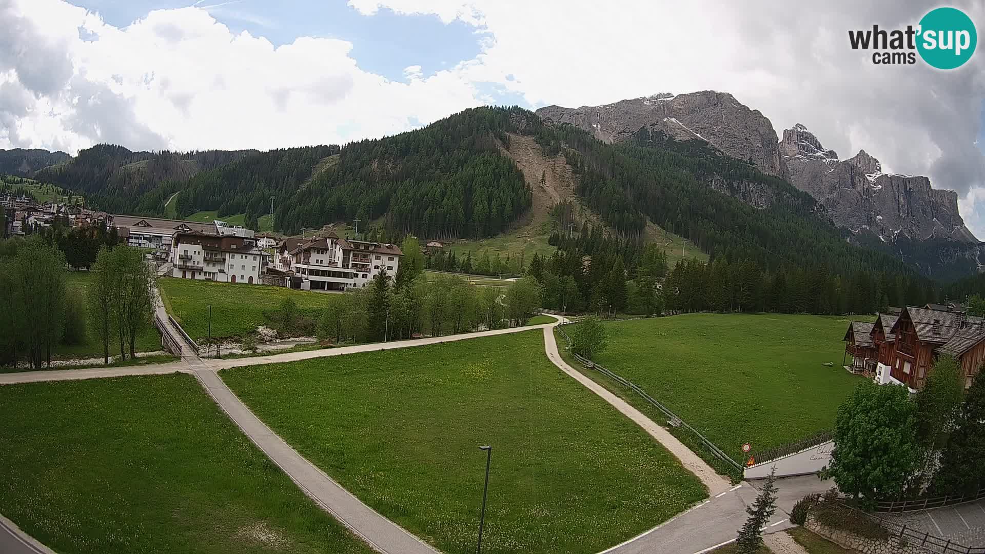 Webcam Corvara in Badia: Spectacular Views of the Sella Group