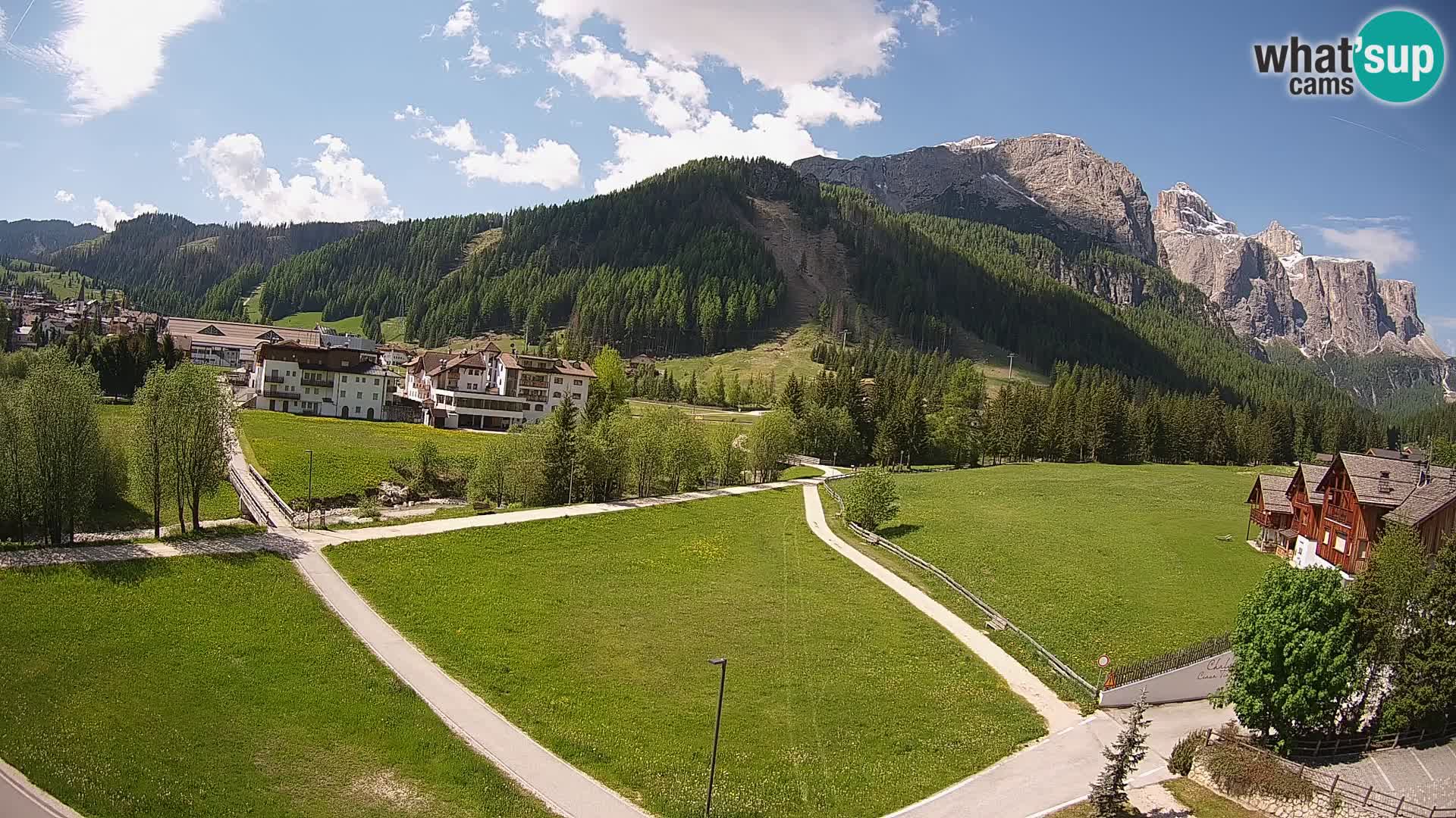 Corvara webcam | Spektakuläre Ausblicke auf die Sellagruppe