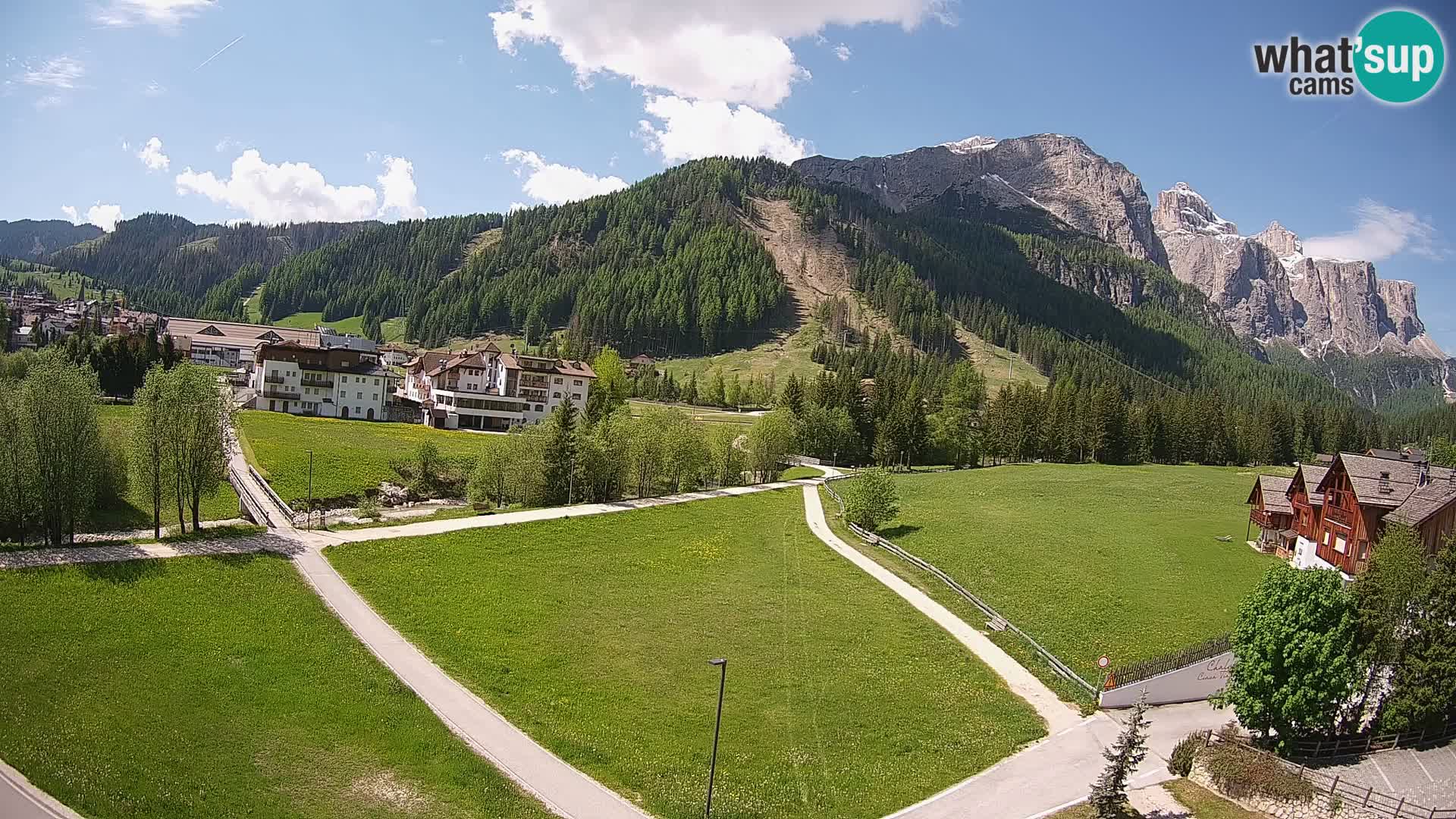 Webcam Corvara in Badia: Spectacular Views of the Sella Group