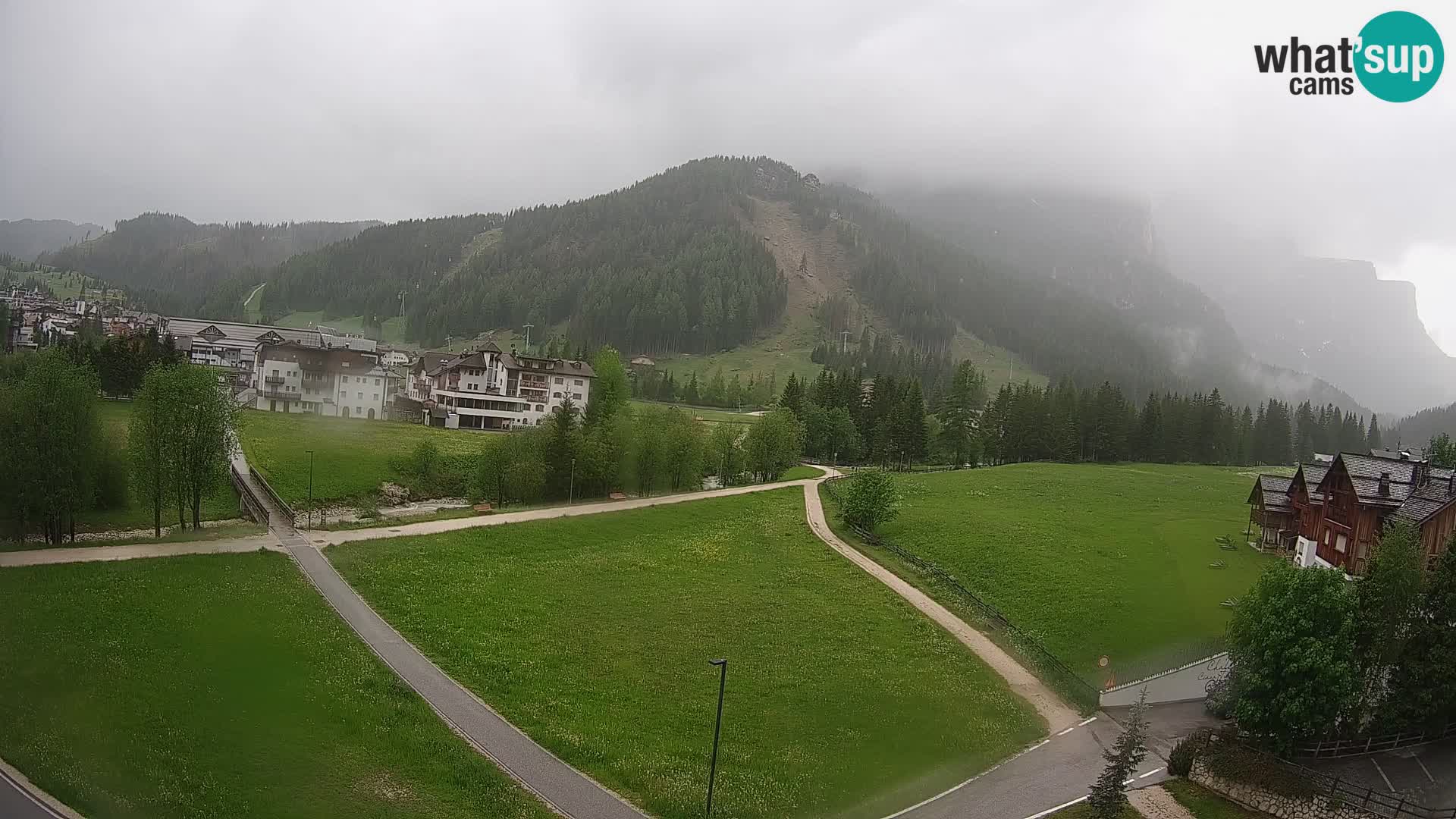 Corvara webcam | Spektakuläre Ausblicke auf die Sellagruppe