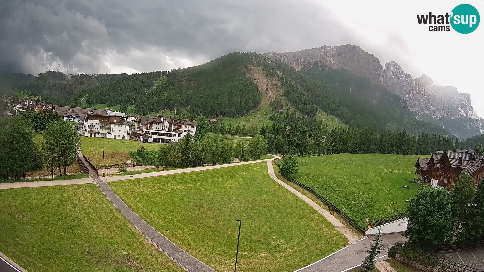 Webcam Corvara in Badia: Spectacular Views of the Sella Group