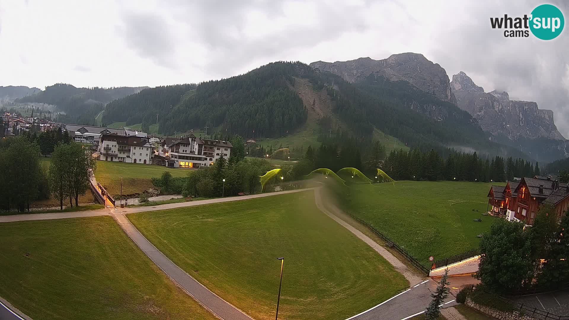 Webcam Corvara | Vista spettacolare Gruppo del Sella