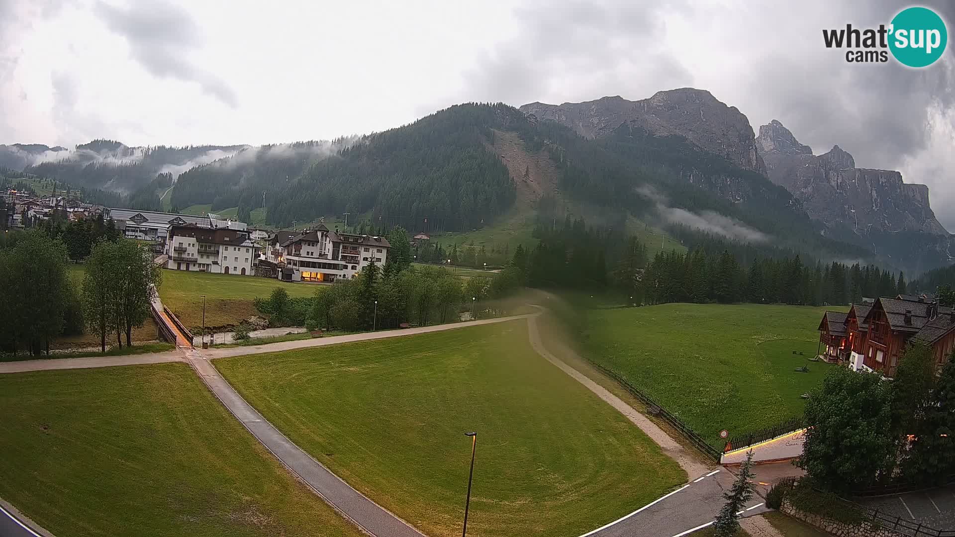 Webcam Corvara in Badia: Spectacular Views of the Sella Group