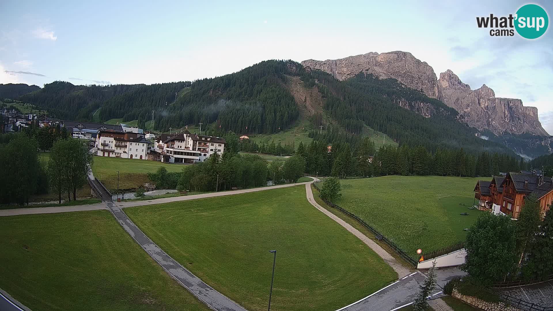 Camera en vivo Corvara | Vistas espectaculares del Grupo Sella