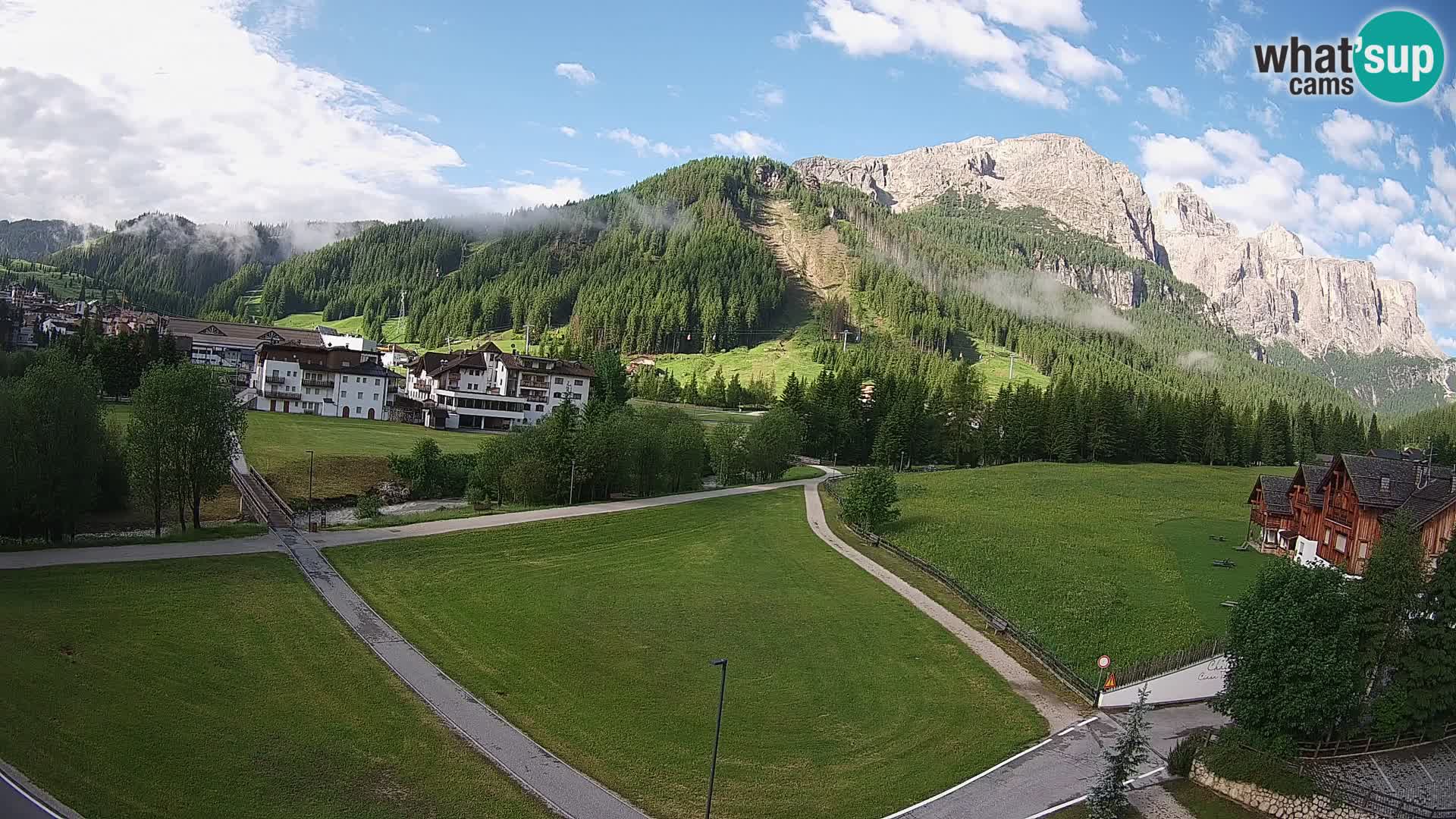 Camera en vivo Corvara | Vistas espectaculares del Grupo Sella