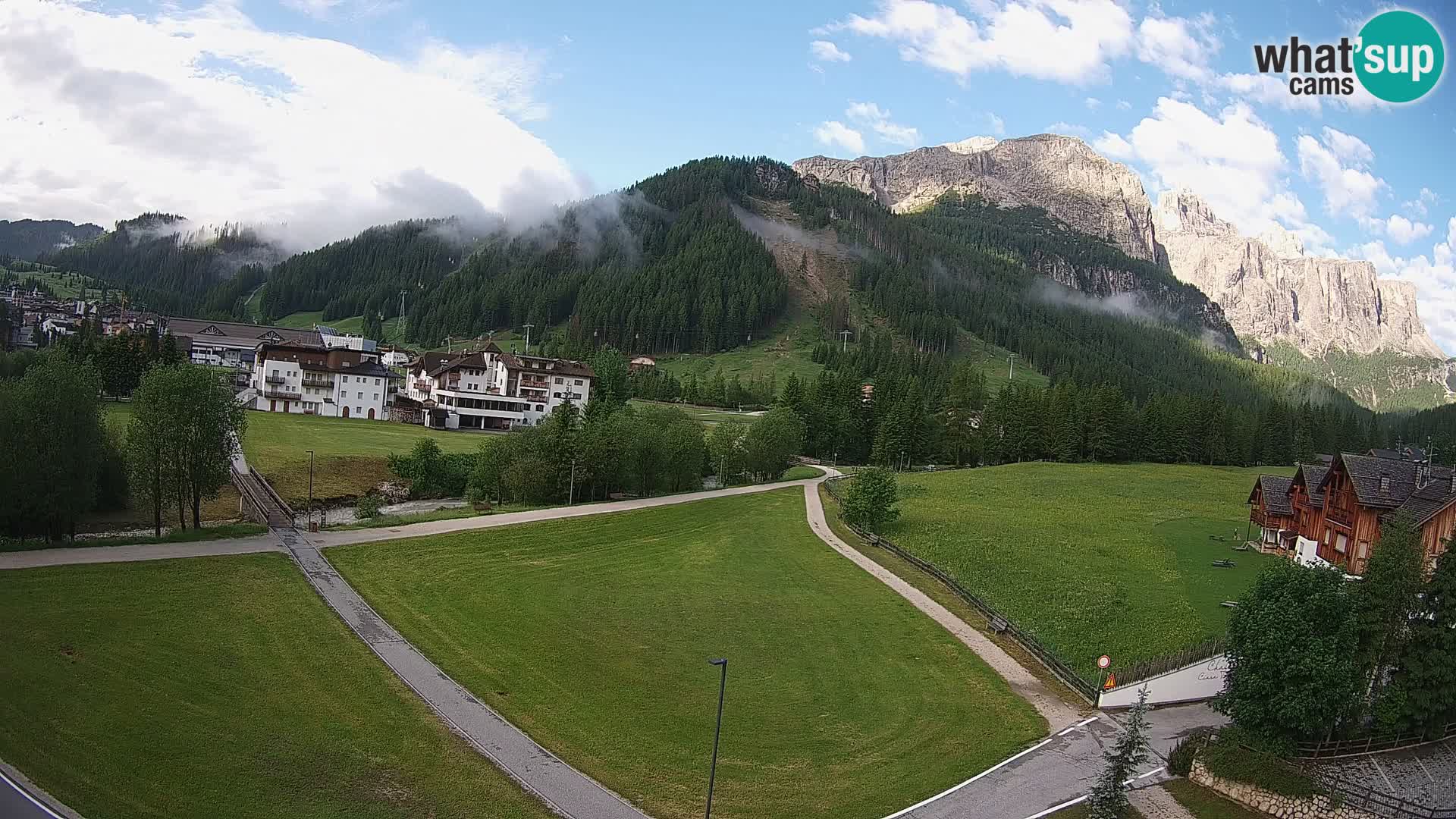 Corvara webcam | Spektakuläre Ausblicke auf die Sellagruppe