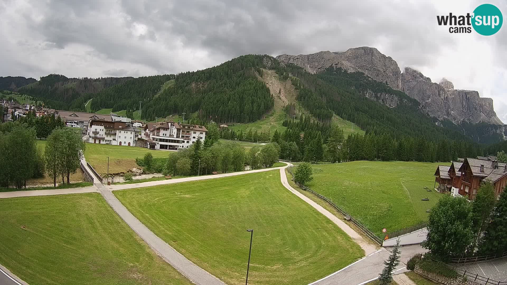 Webcam Corvara | Vista spettacolare Gruppo del Sella