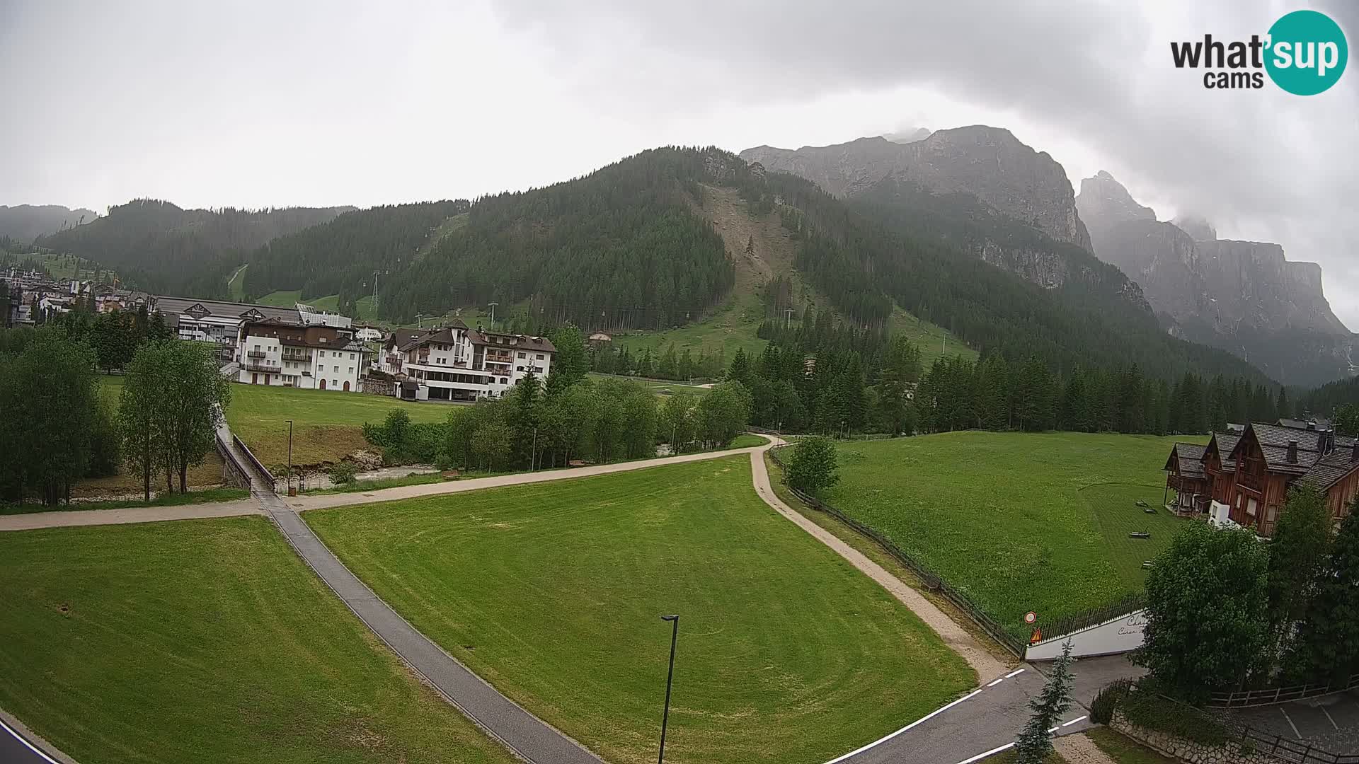 Camera en vivo Corvara | Vistas espectaculares del Grupo Sella