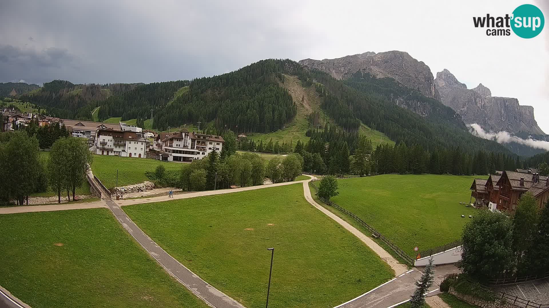 Webcam Corvara in Badia: Spectacular Views of the Sella Group